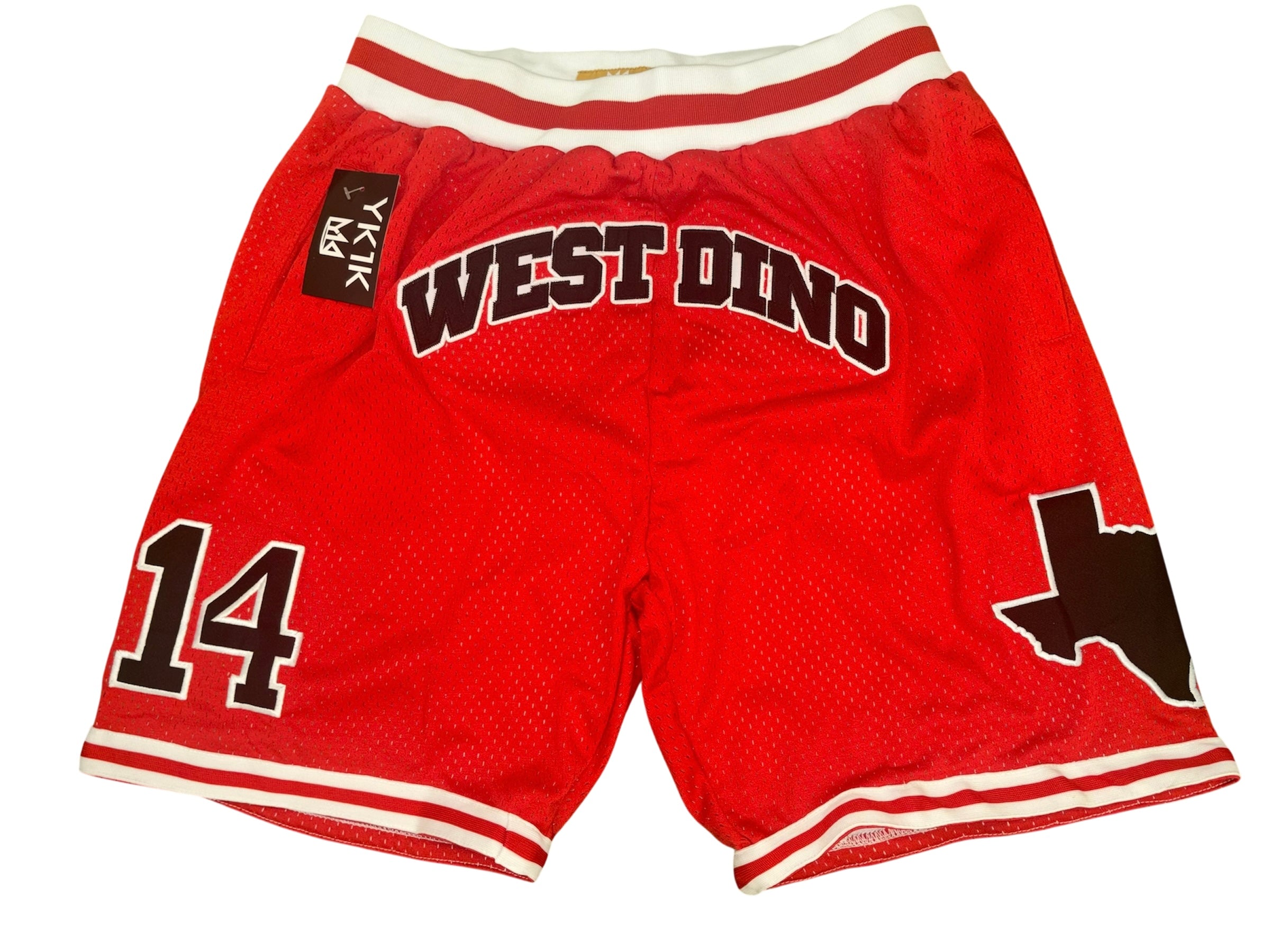 WEST DALLAS BASKETBALL SHORT RED