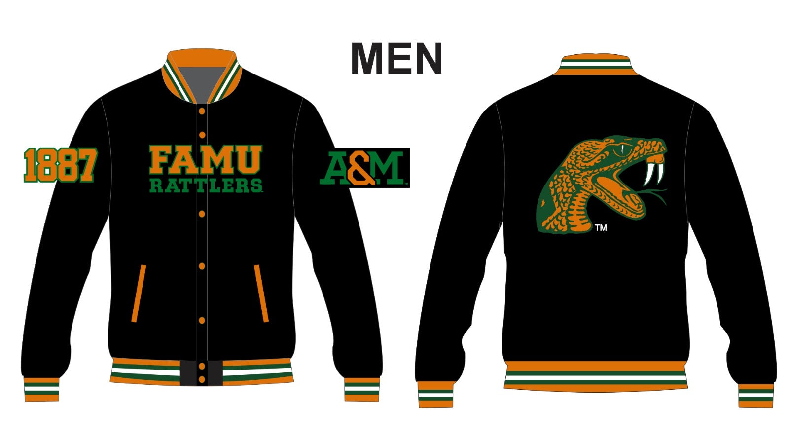 Florida A&M University YK1K SATIN VARSITY JACKET PRE-ORDER