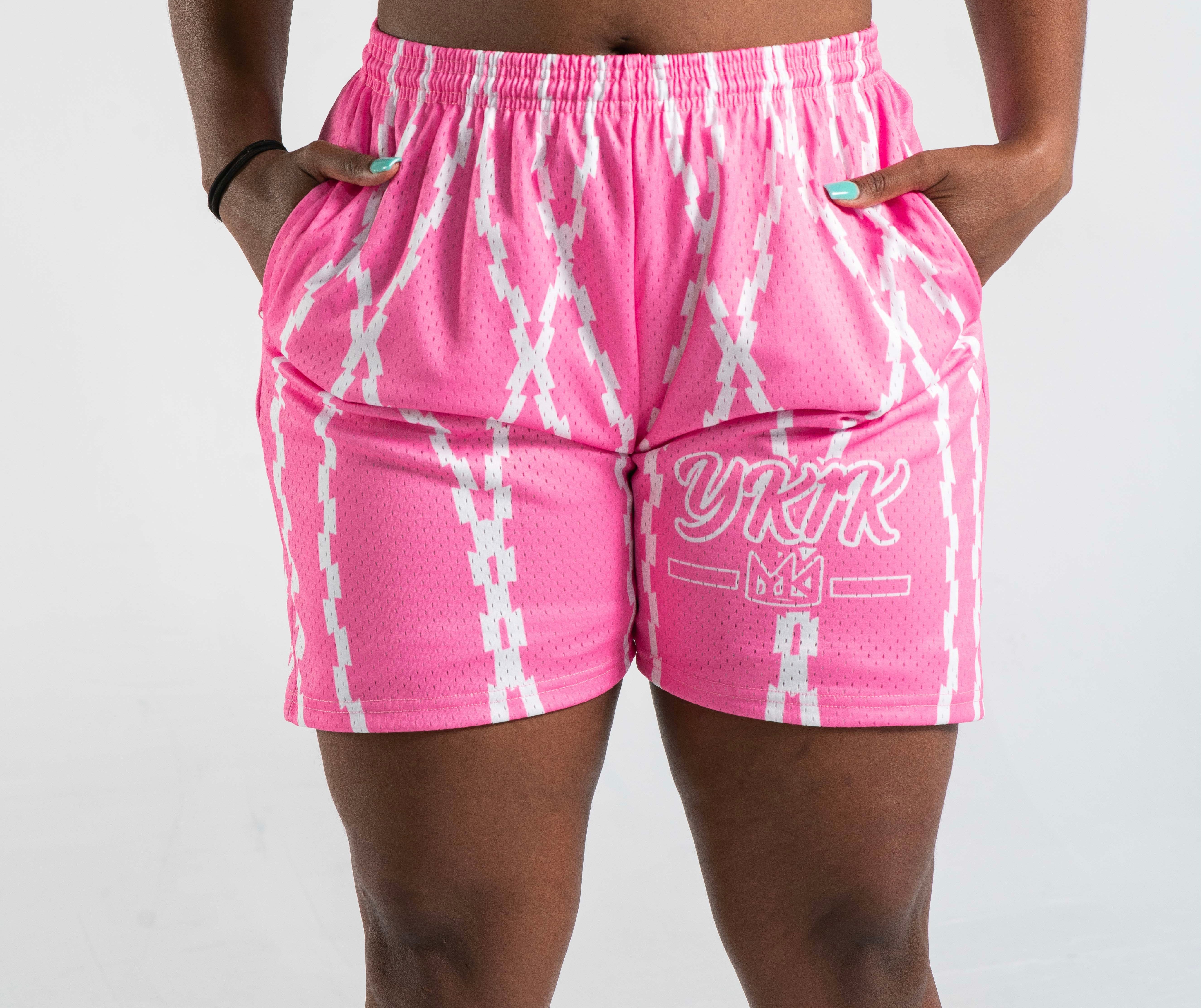 King Daddy Basketball Shorts YK1K Pink