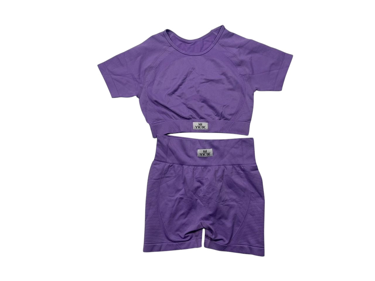 YK1K Women's 2 Piece seamless bodysuit Set