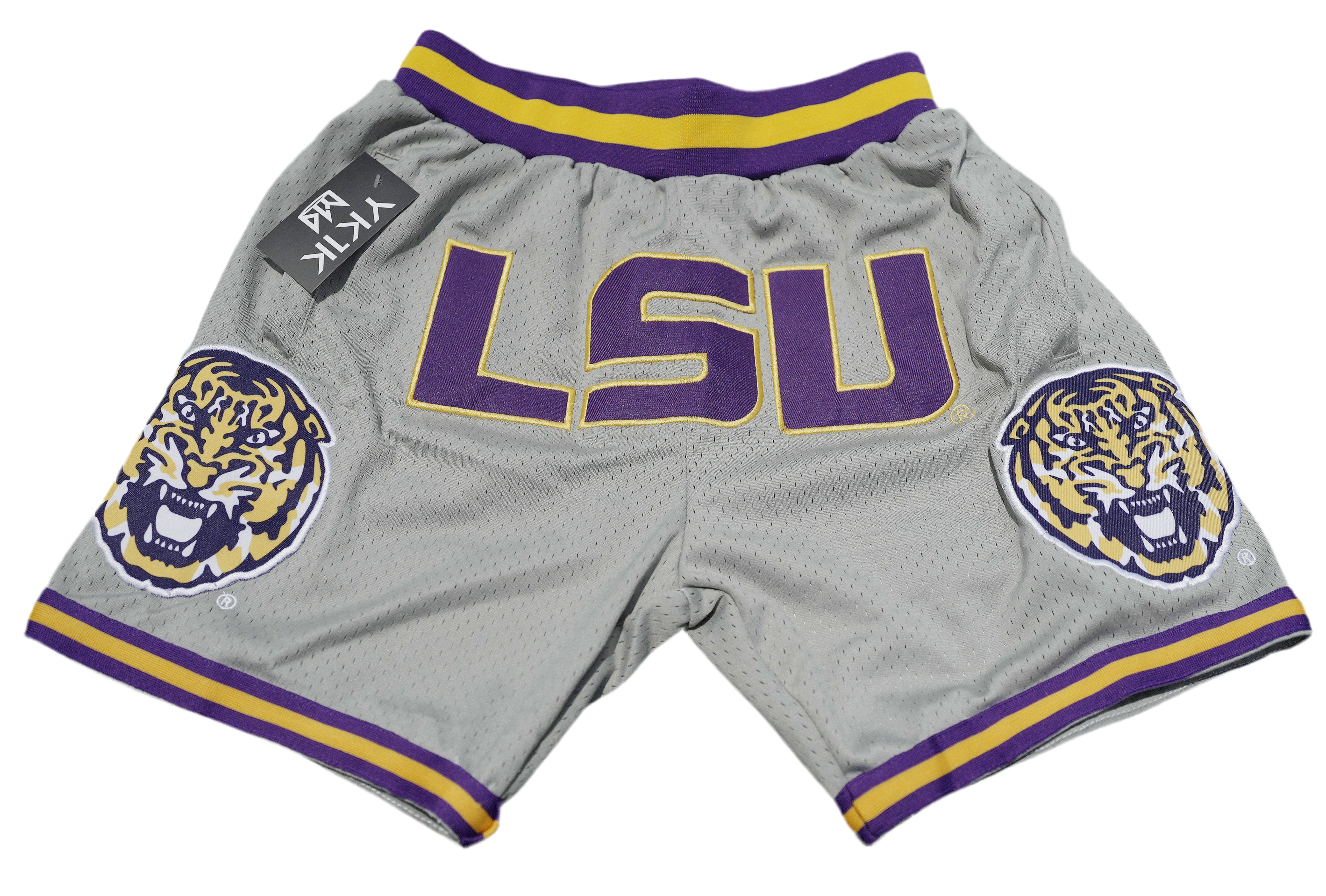Grey LSU BASKETBALL SHORTS