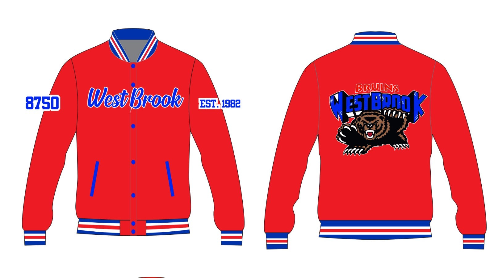 Westbrook YK1K SATIN VARSITY JACKET