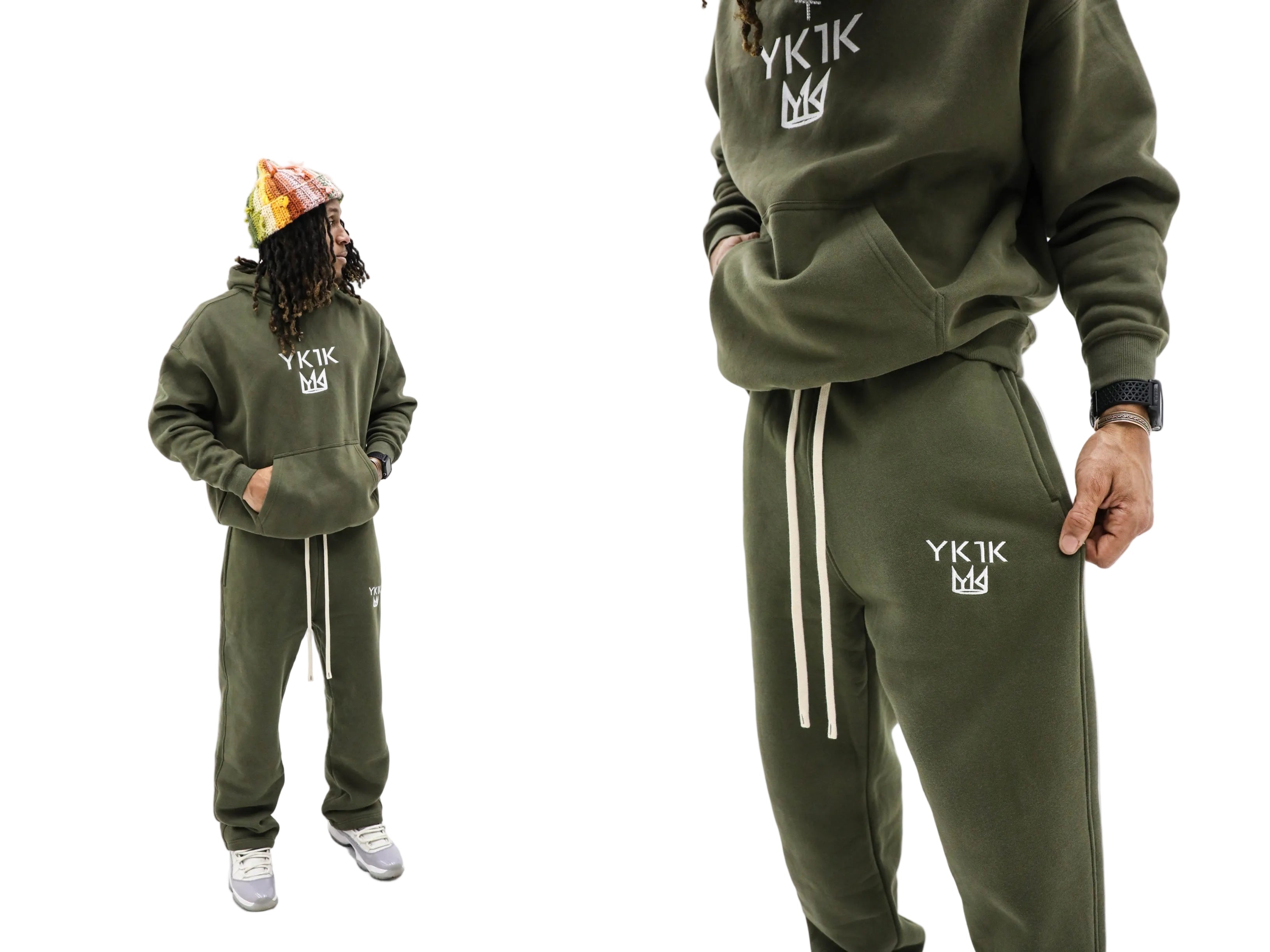 YK1K “Olive Dynasty” Fleece Set