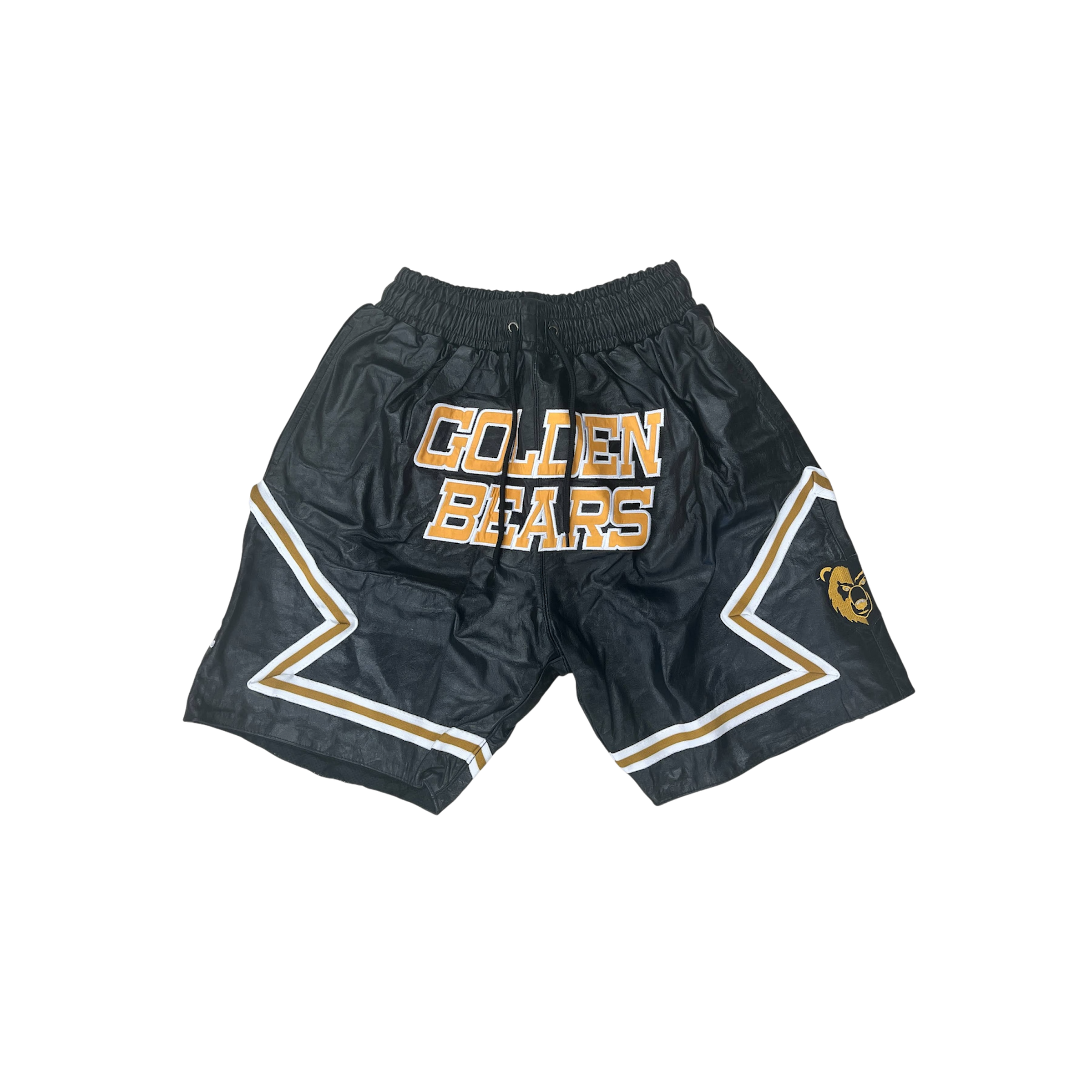 SOUTH OAK CLIFF BASKETBALL SHORTS BLACK LEATHER