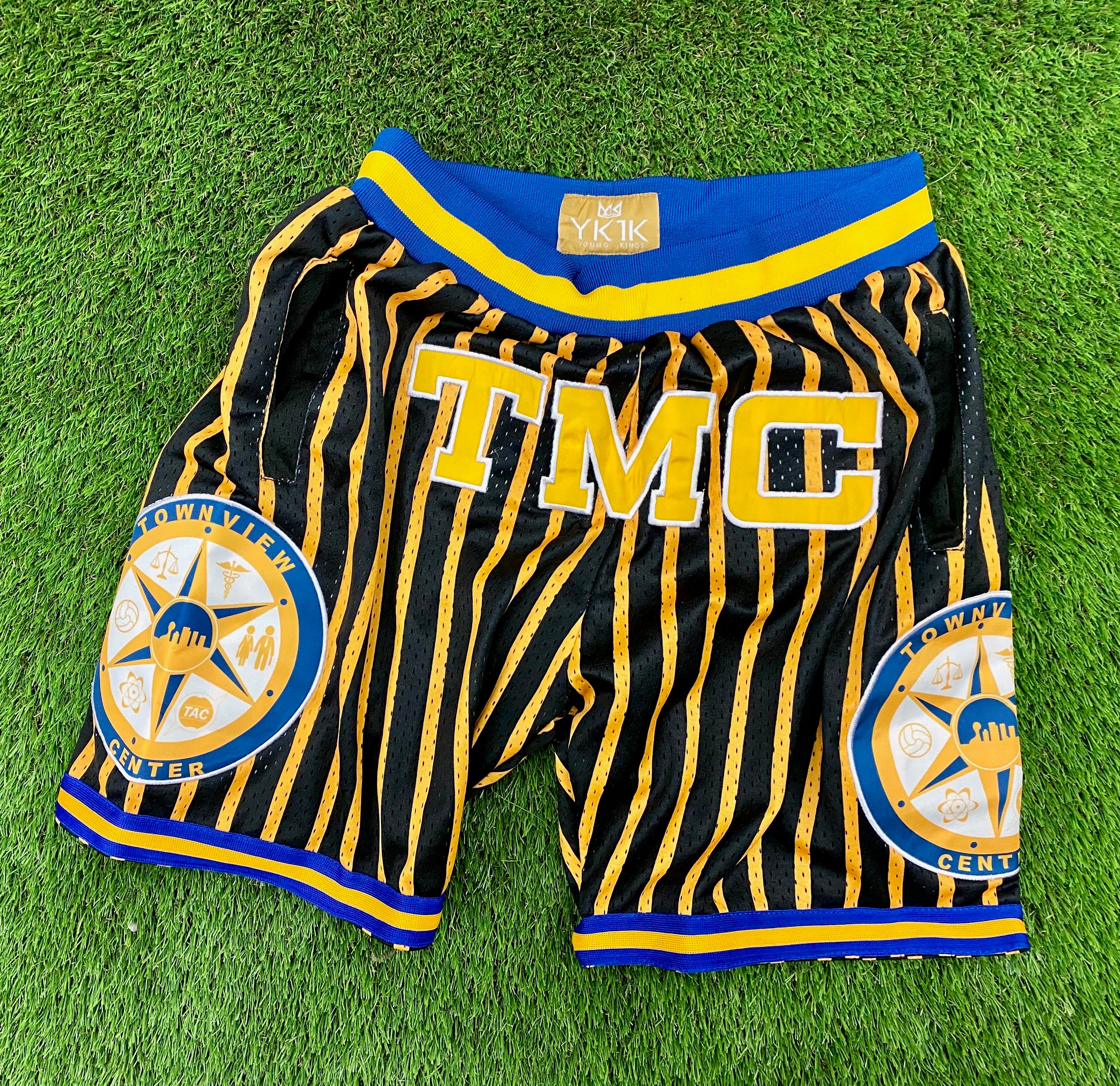 Townview Pinstripe BASKETBALL SHORTS BLACK PREORDER