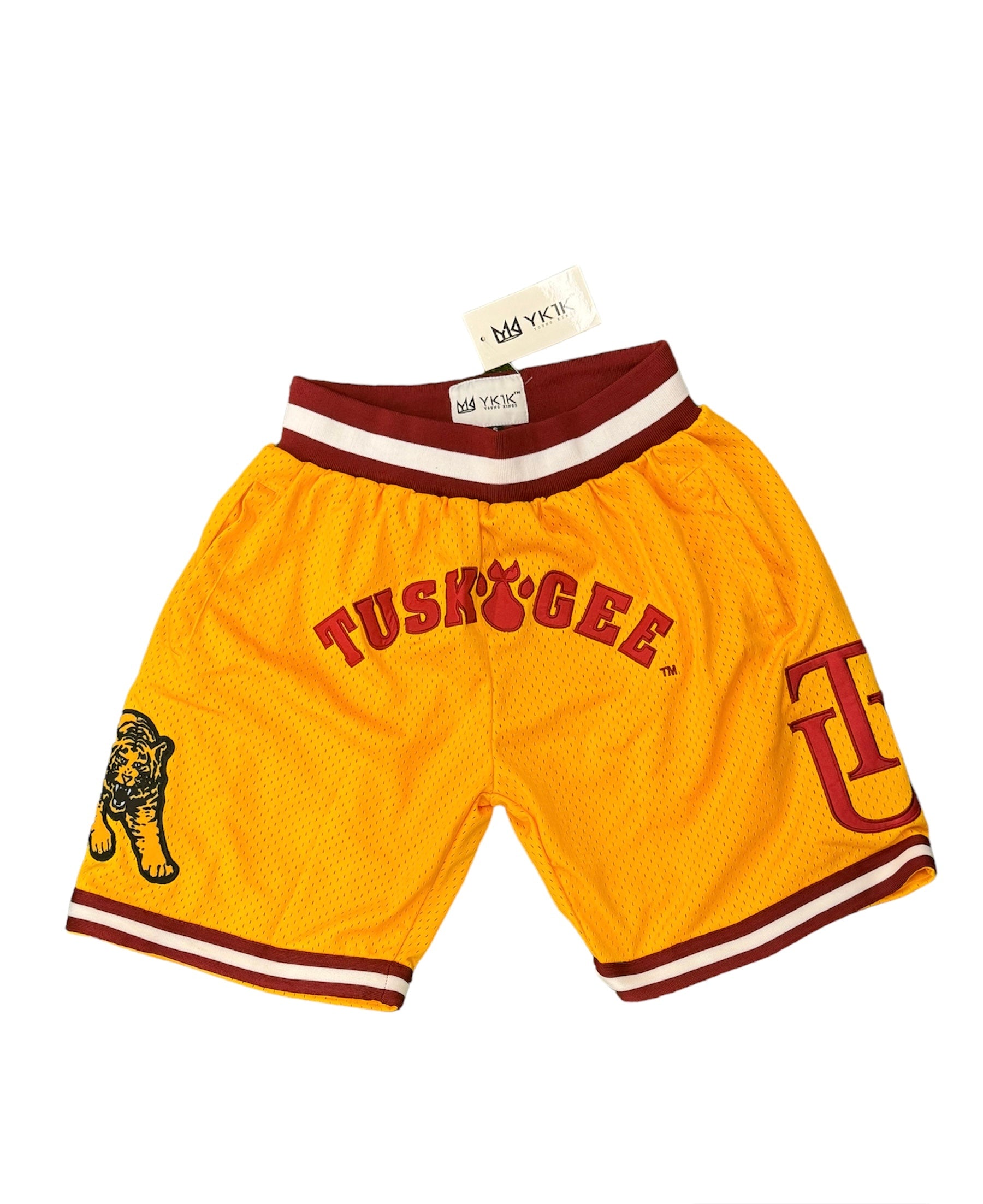 Tuskegee University Basketball 2.0 Shorts GOLD PRE-ORDER