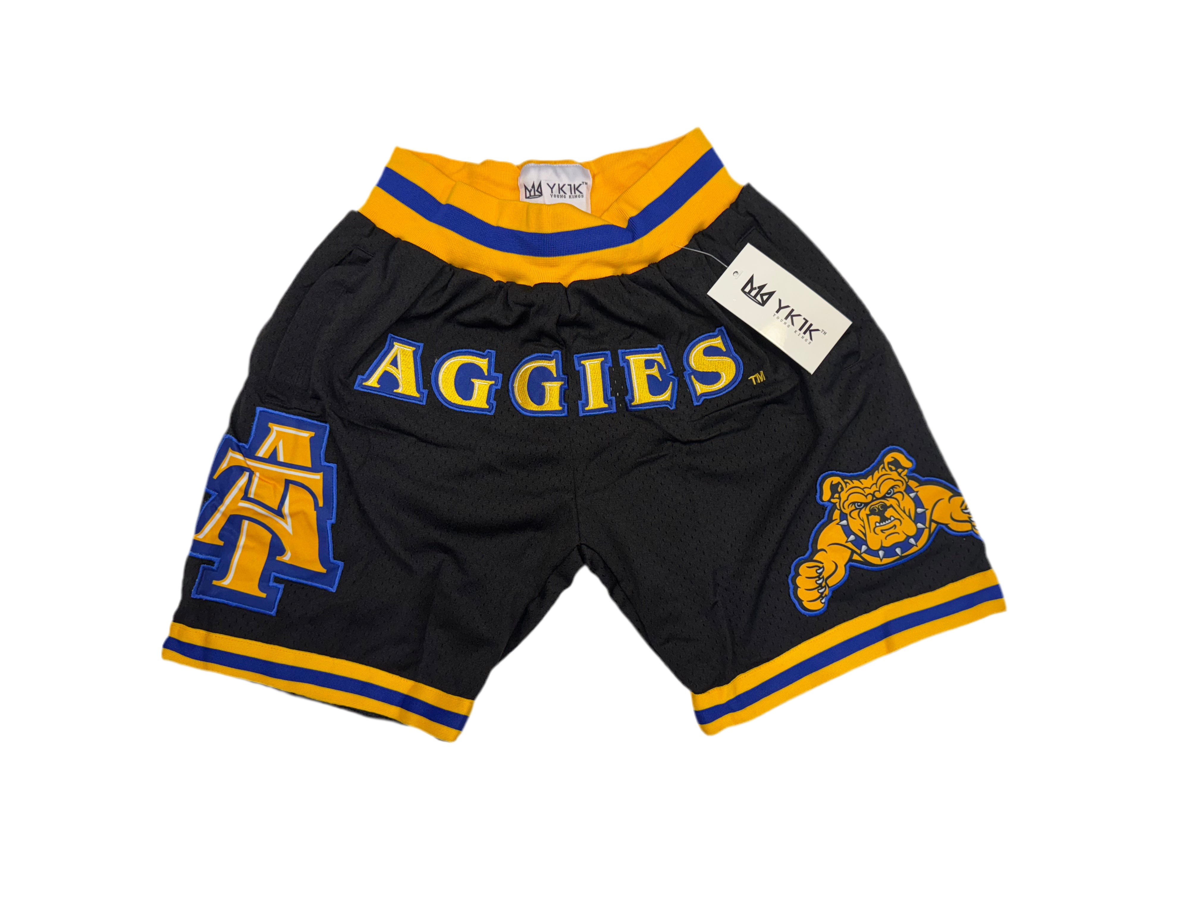 NCAT BASKETBALL SHORTS AGGIES BLACK 2.0