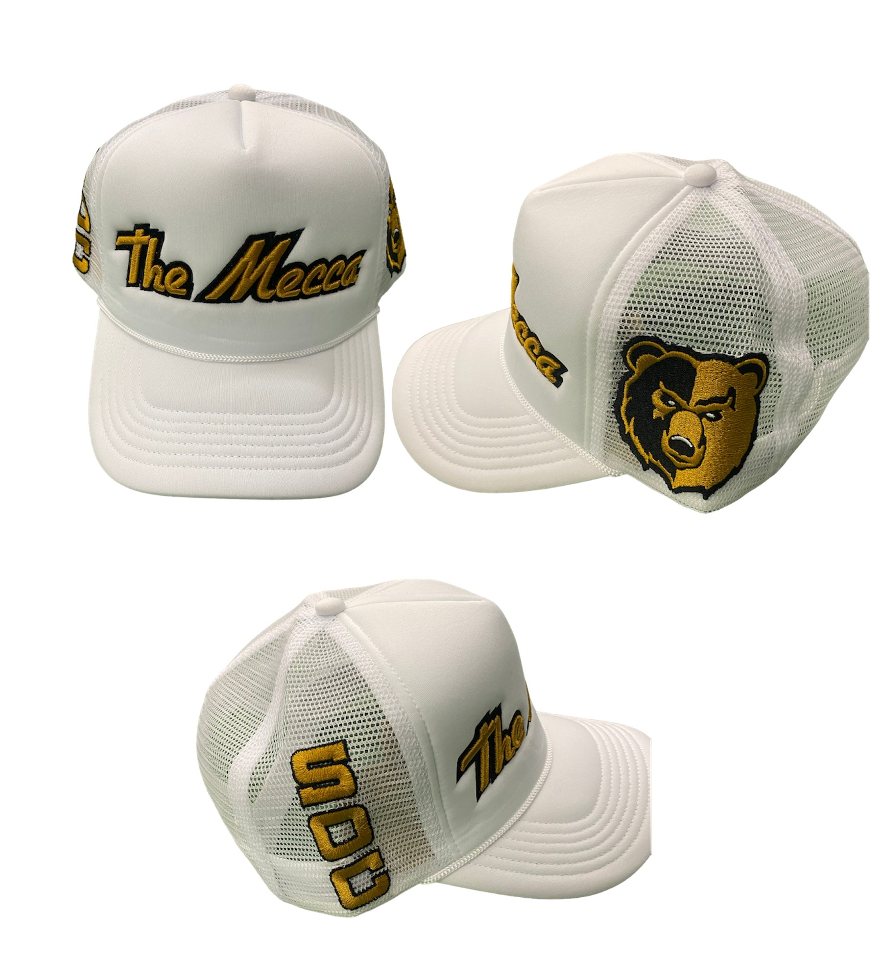 SOUTH OAK CLIFF HIGH SCHOOL TRUCKER HATS White