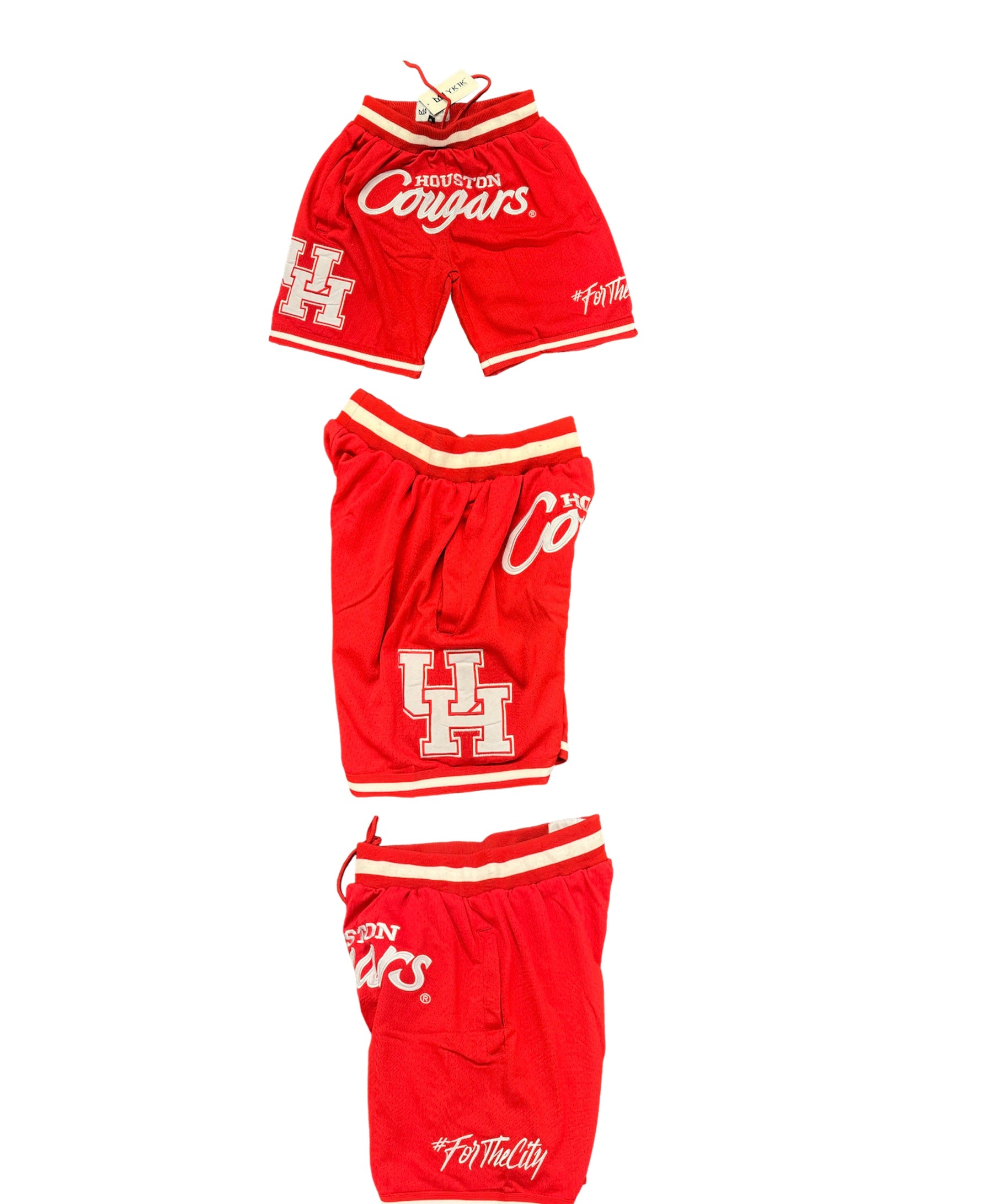 UNIVERSITY OF HOUSTON BASKETBALL SHORTS RED PRE-ORDER