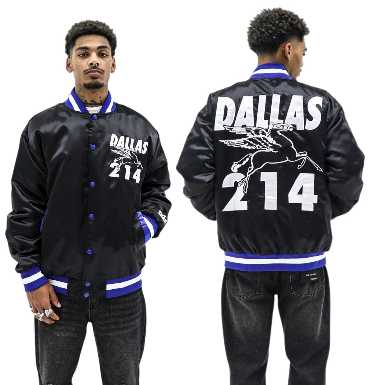 This is Dallas SATIN 214 jacket Black