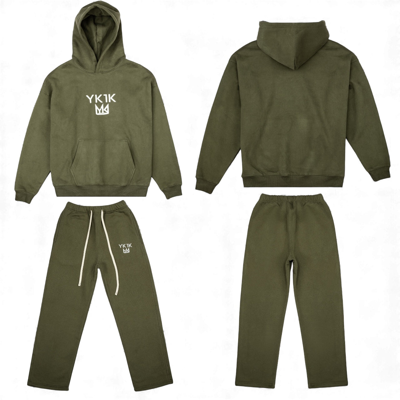 YK1K “Olive Dynasty” Fleece Set