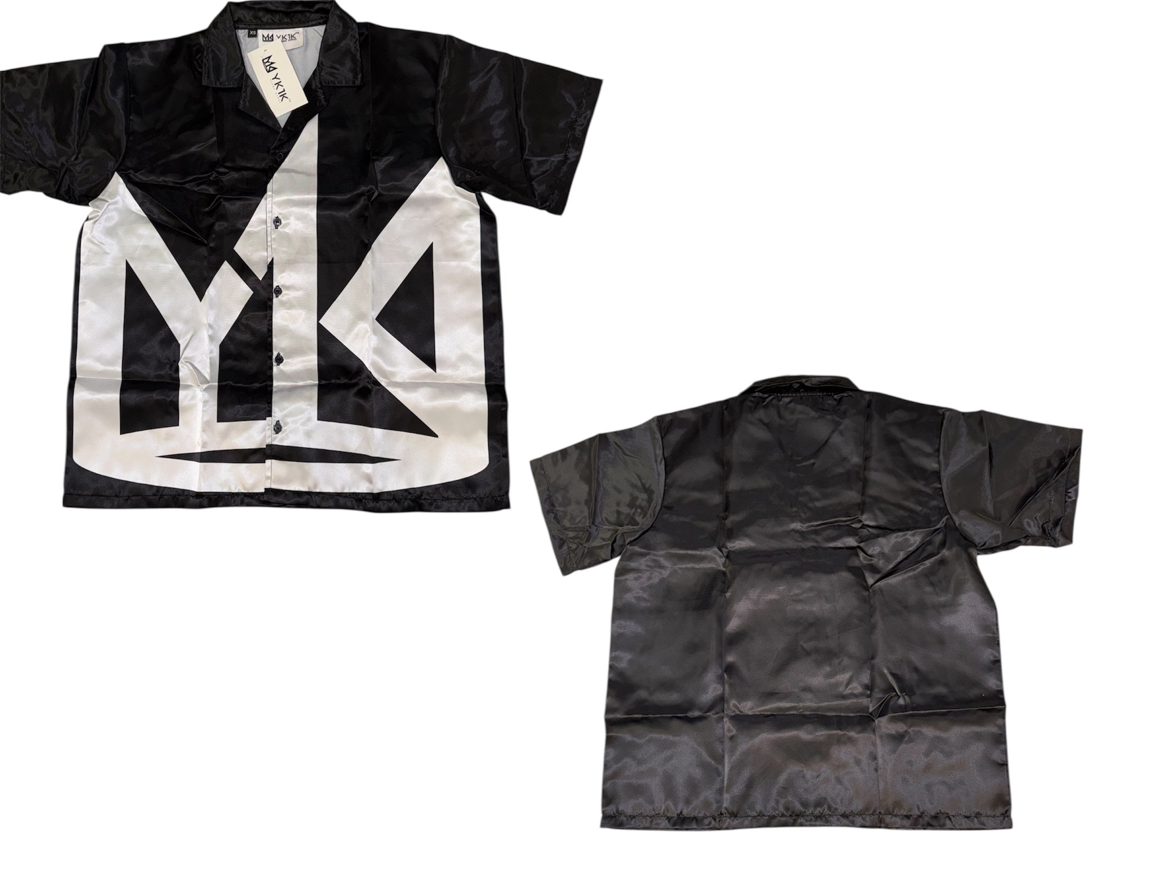 BLACK Crown Silk Button Shirt