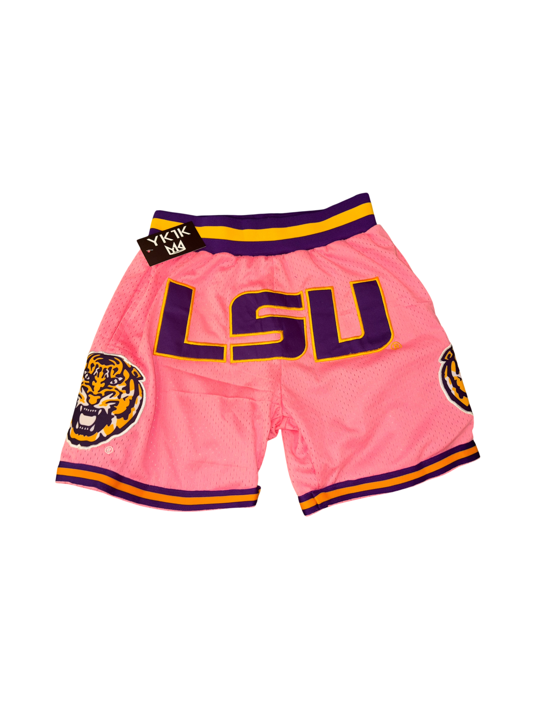 Pink LSU BASKETBALL SHORTS