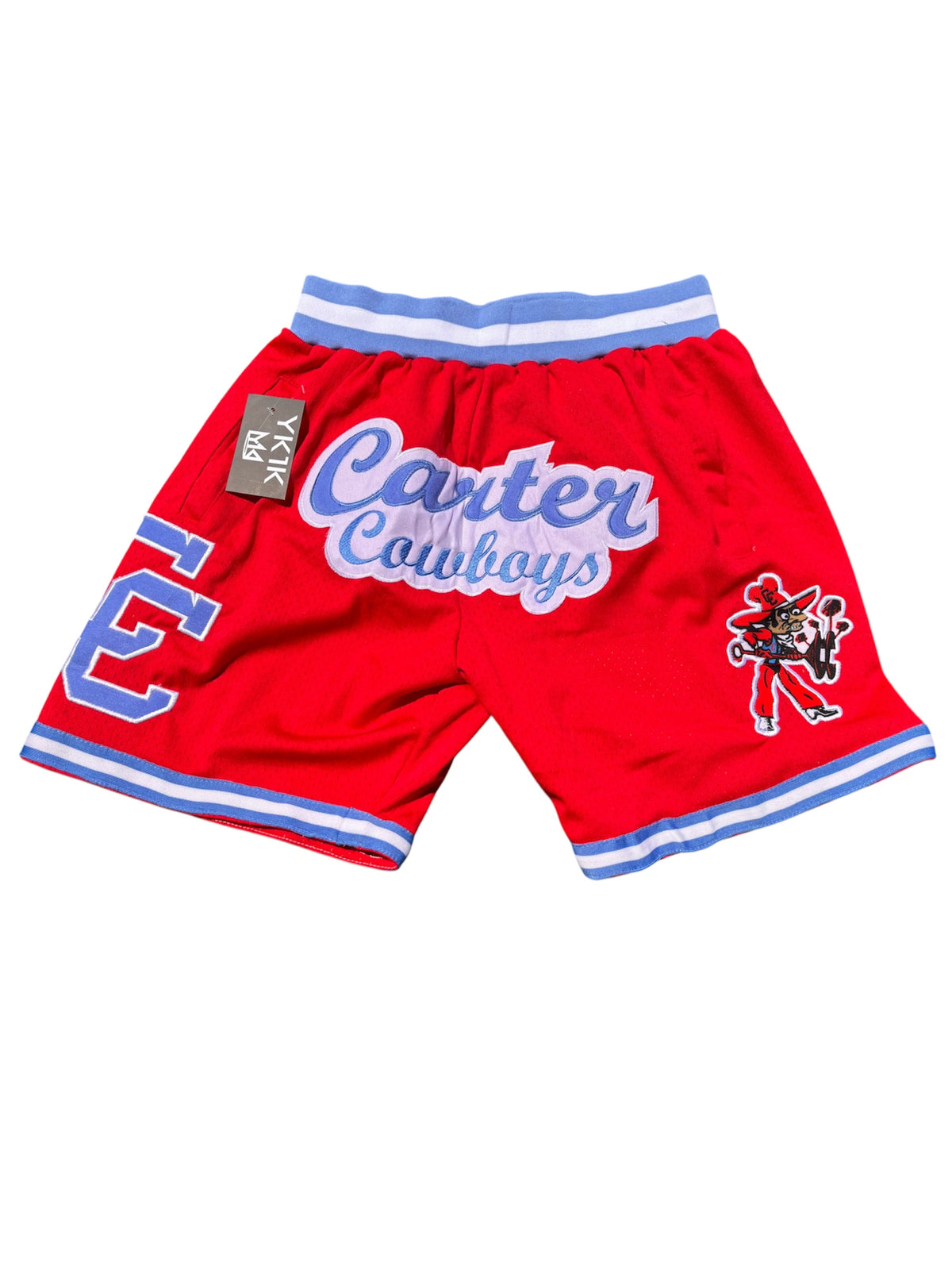 Dallas Carter Basketball Shorts Red 2025