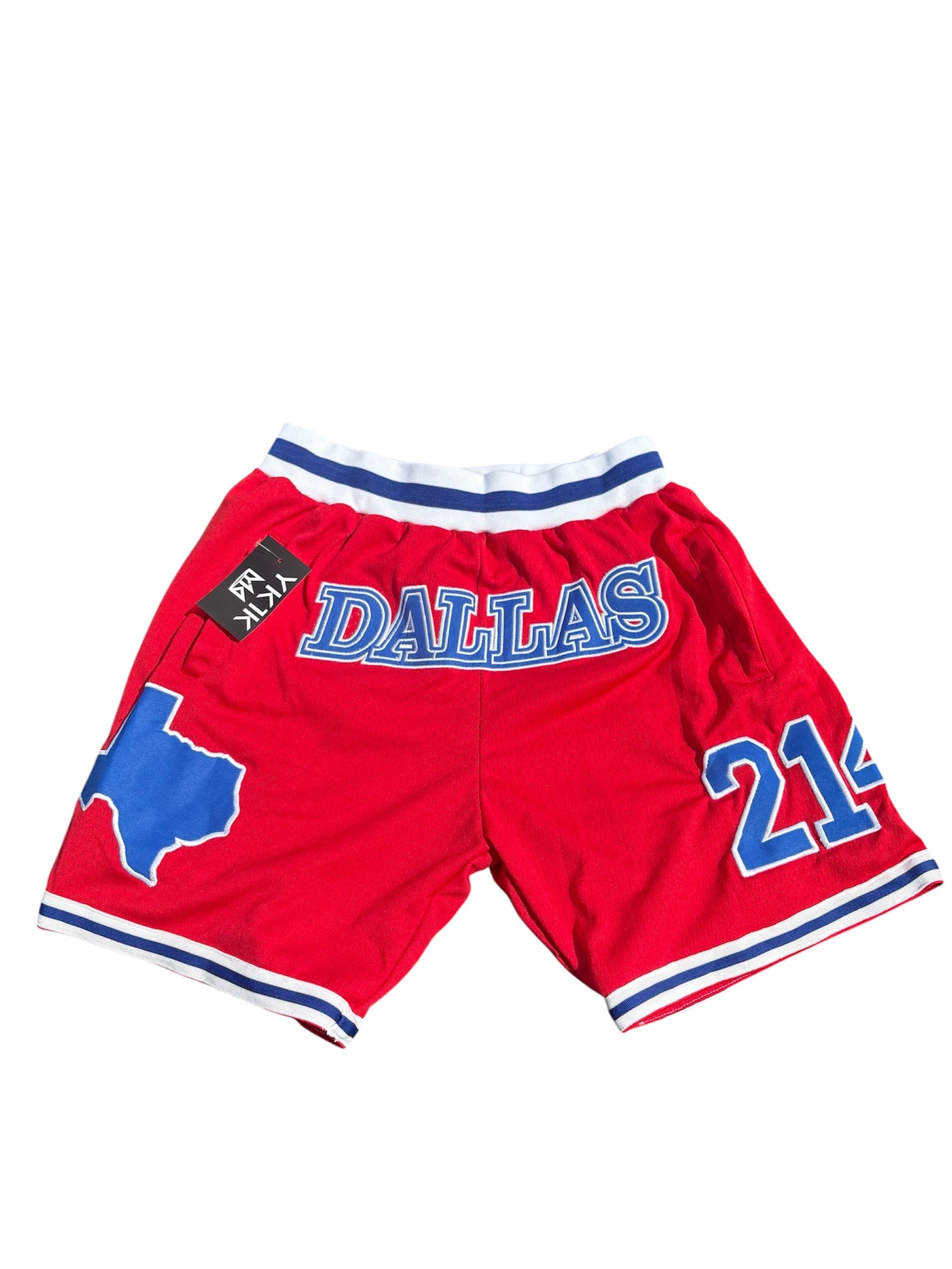 THIS IS DALLAS Basketball Shorts RED