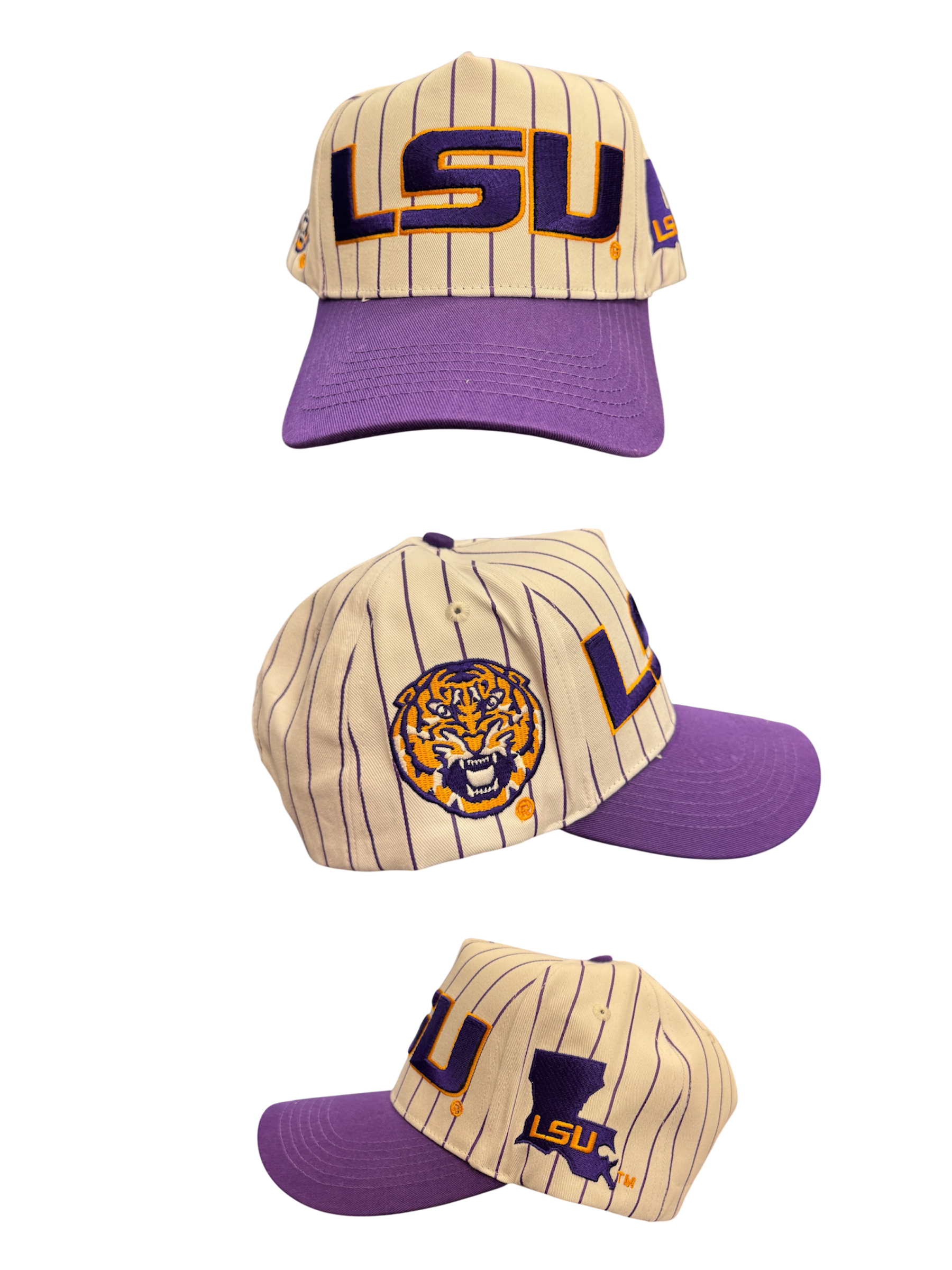 LSU TRUCKER HAT Pinstripe