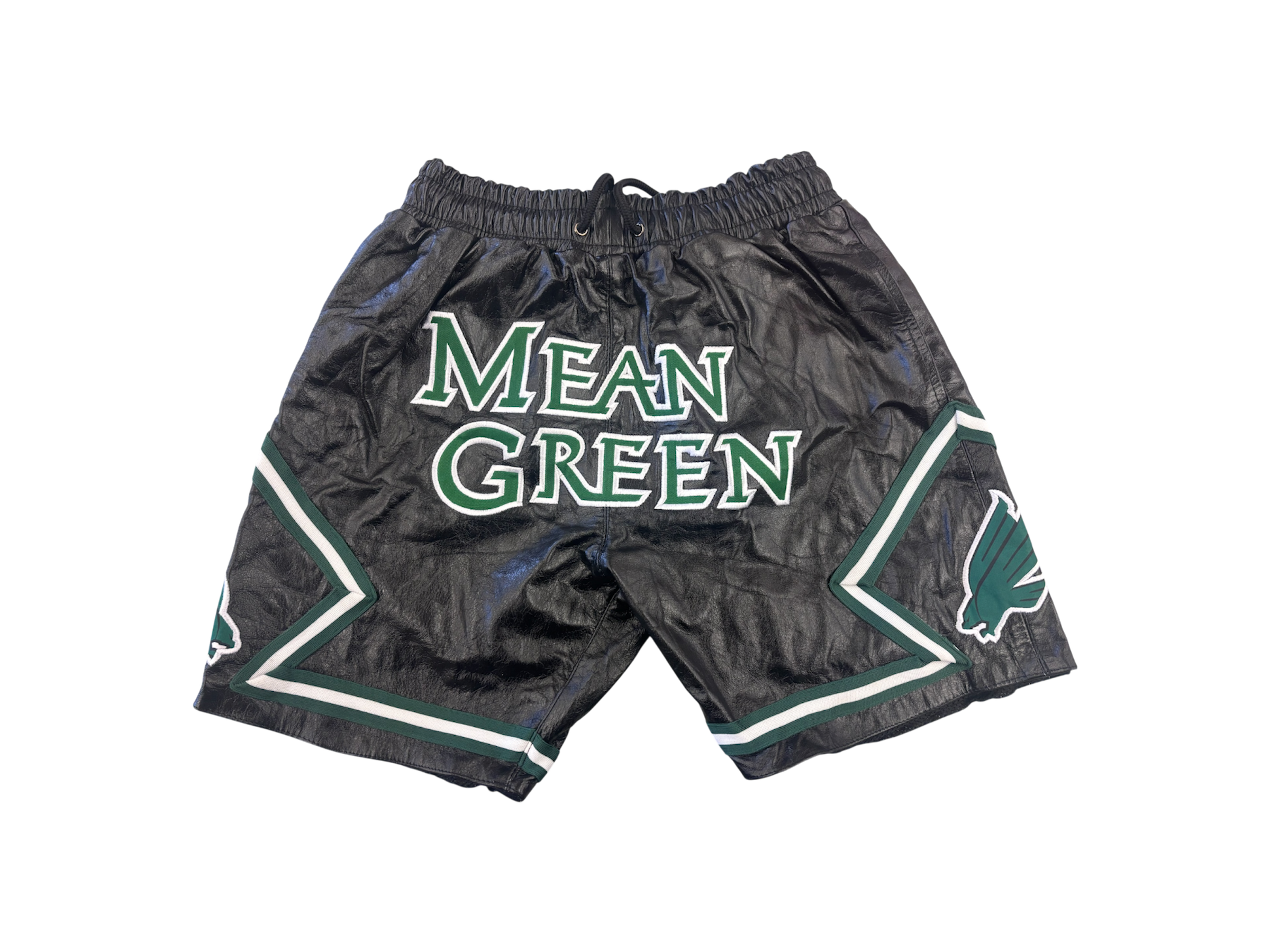 UNT Basketball Shorts BLACK LEATHER
