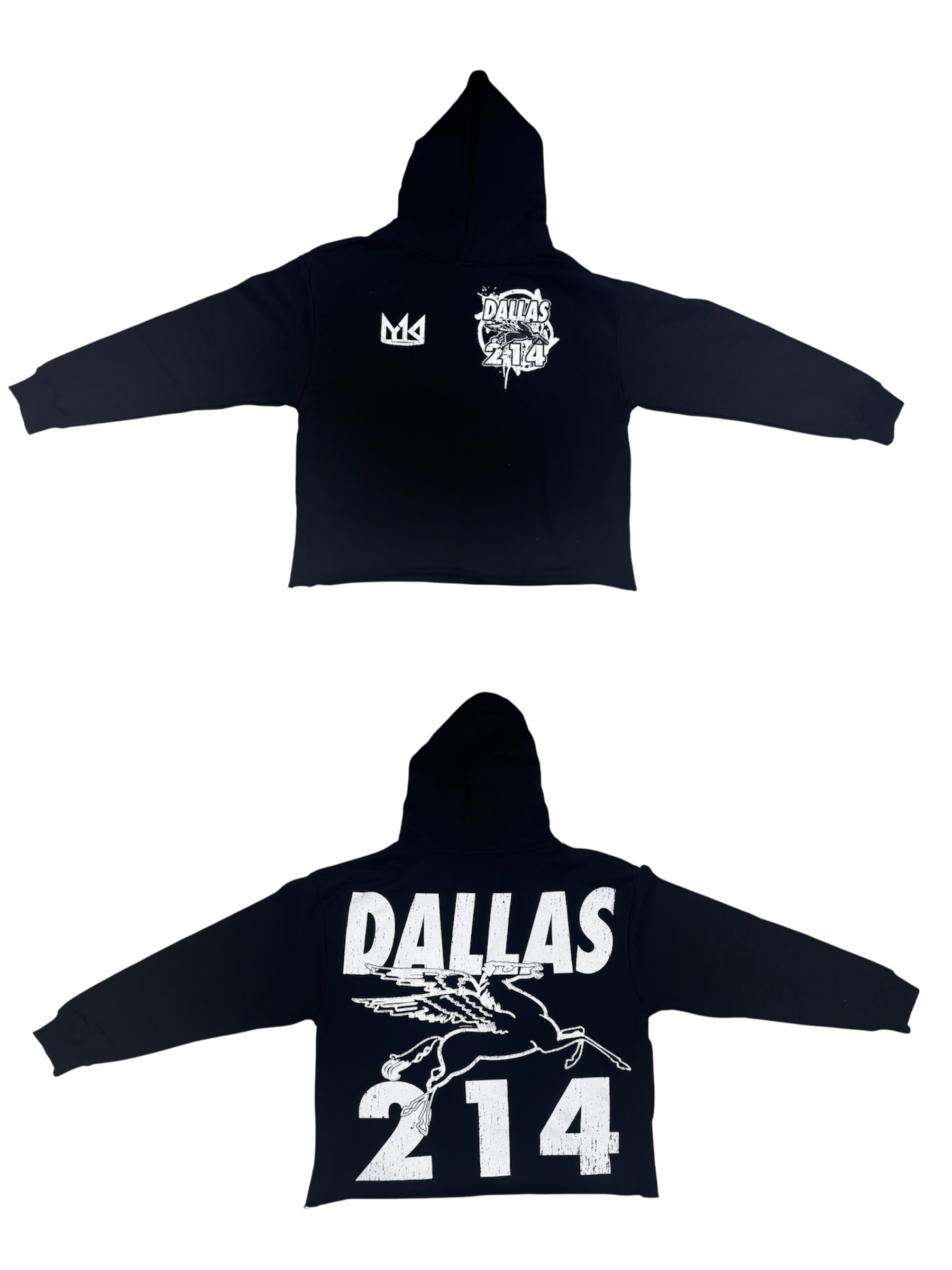 YK1K Dallas Hoodie 214 BLACK