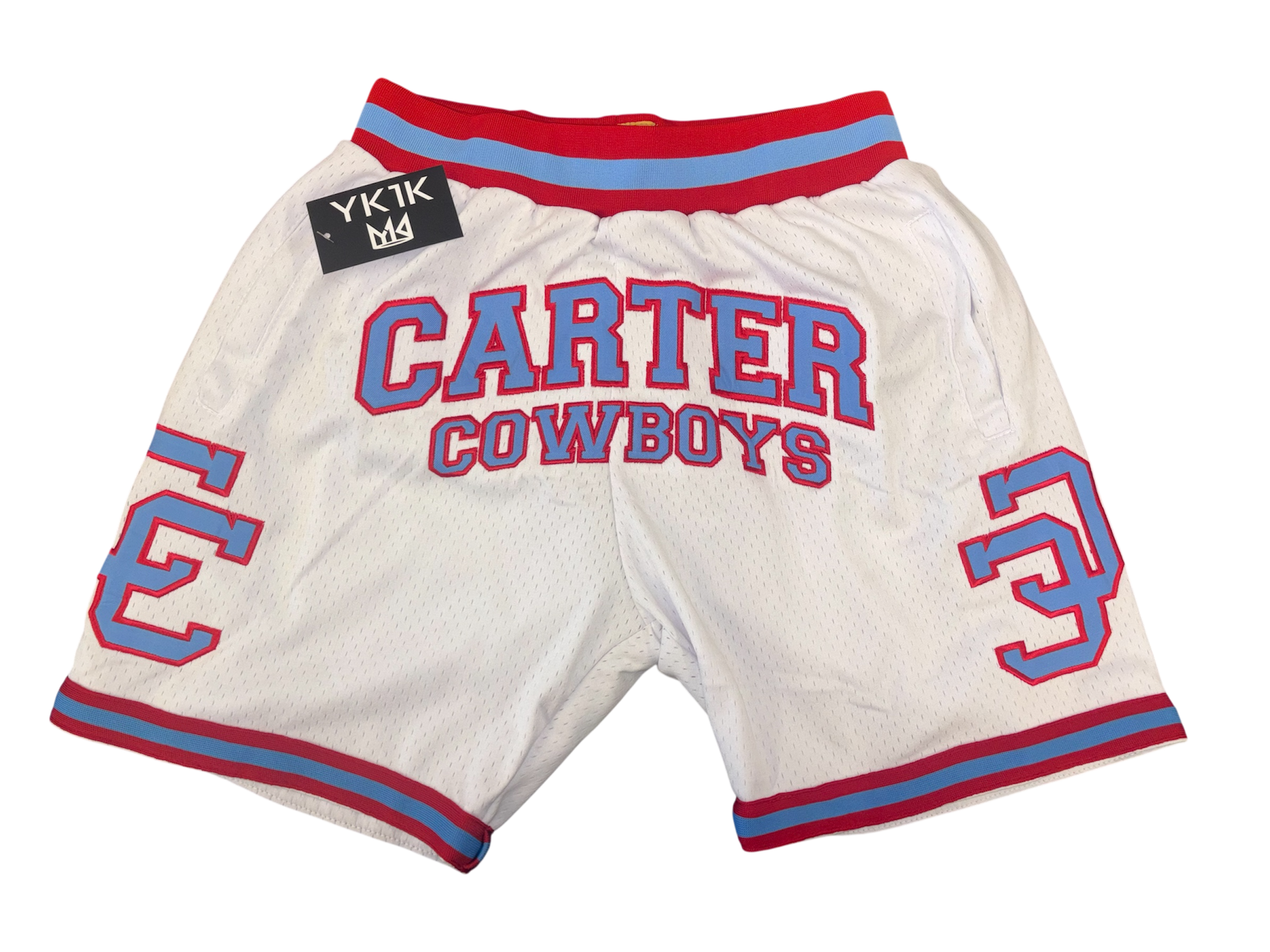 Dallas Carter Basketball Shorts WHITE