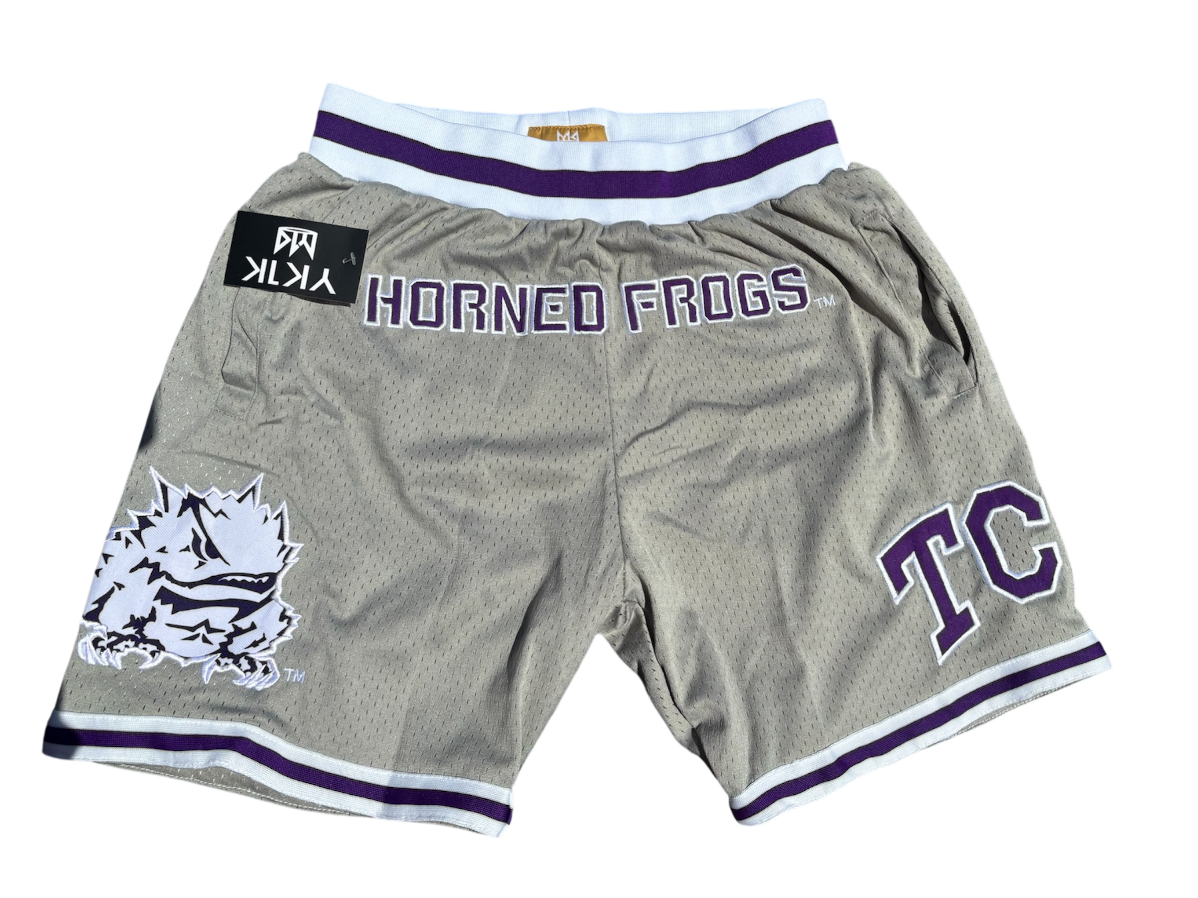TCU Basketball Shorts GREY