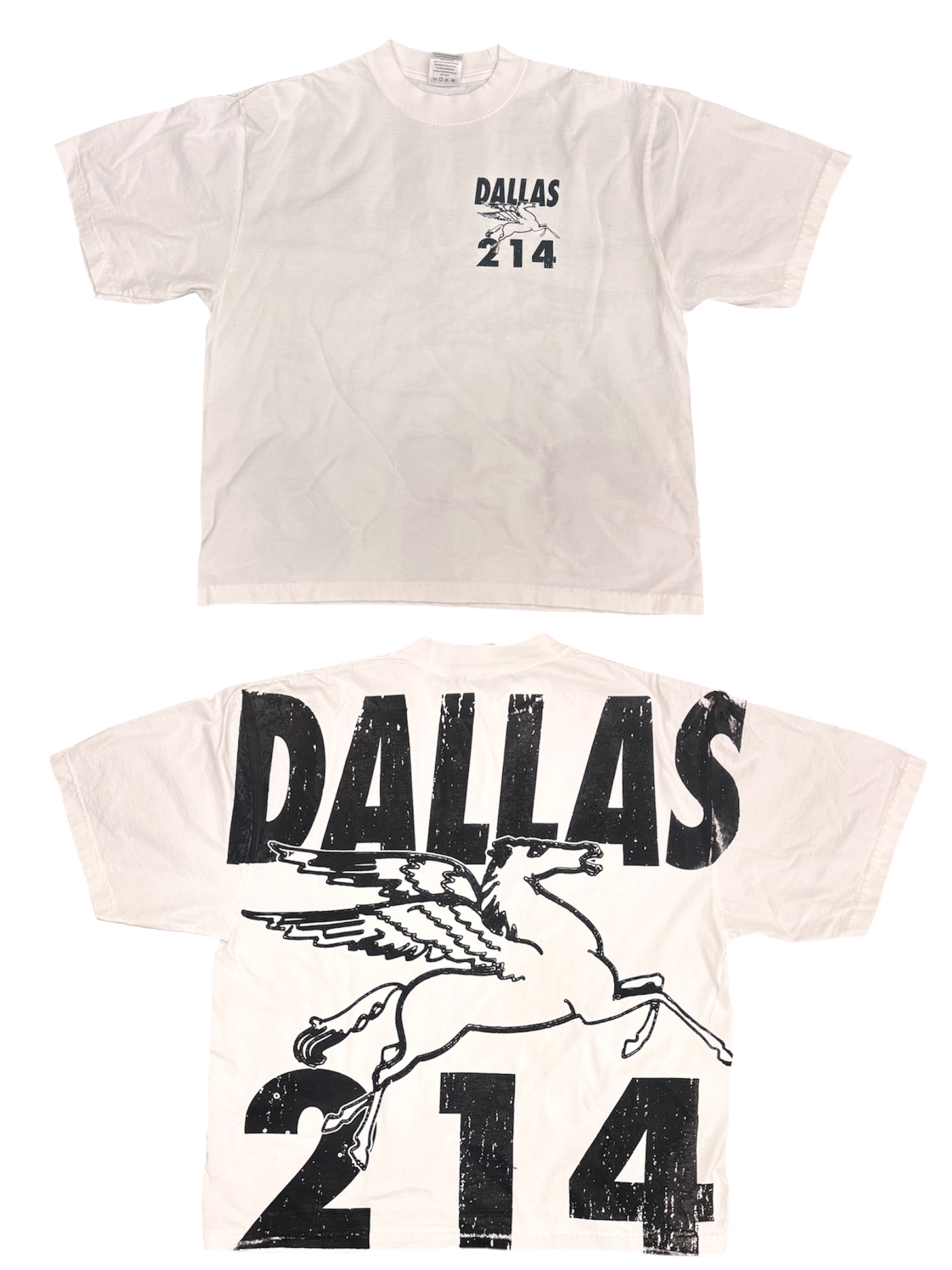 DALLAS SHIRT WHITE and black