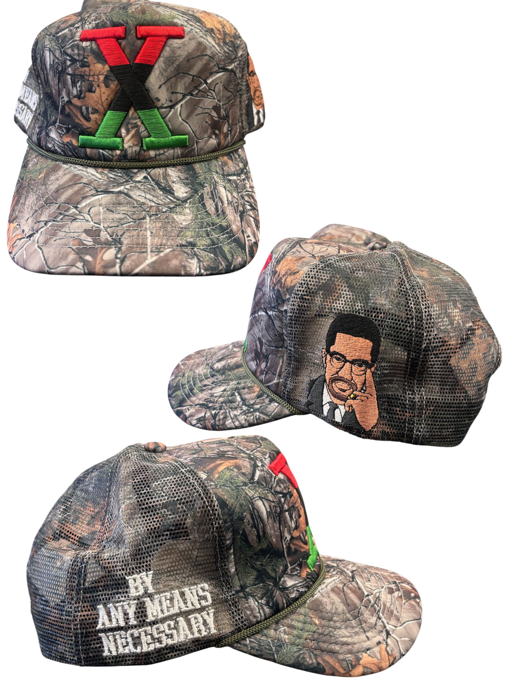 Camo RBG HAT MALCOLM X