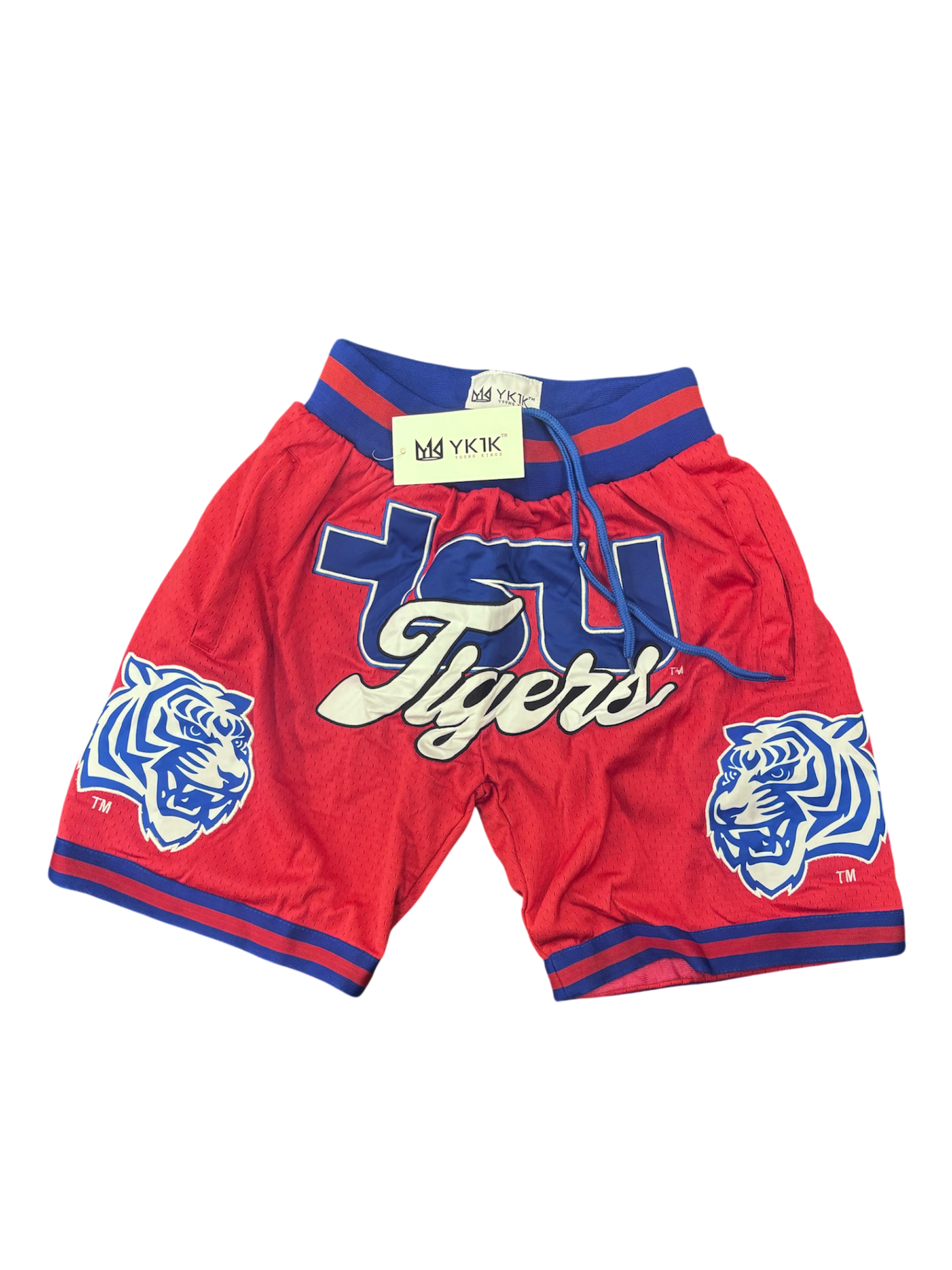 TSU TIGER BASKETBALL SHORTS RED 2026