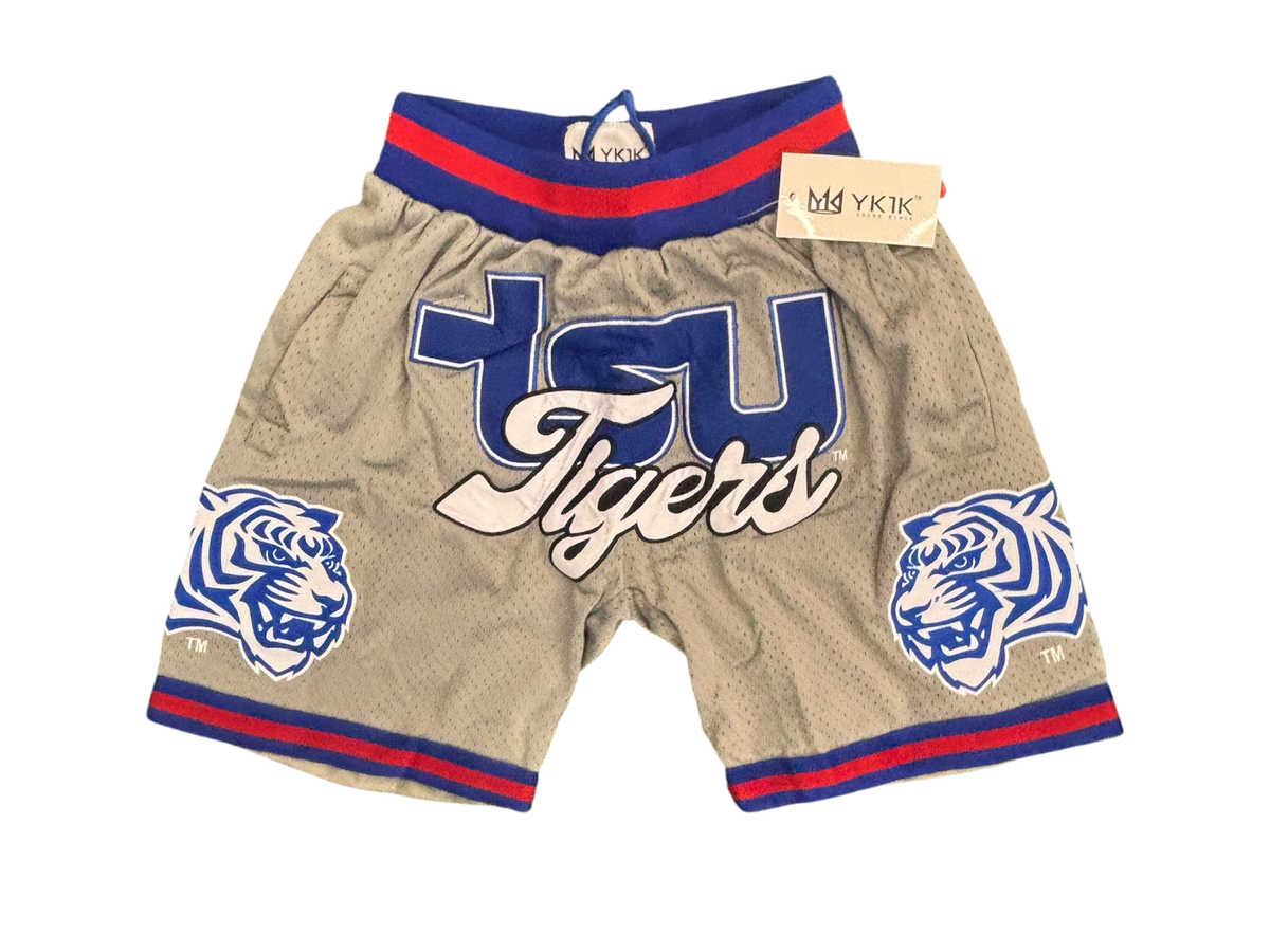 TSU TIGER BASKETBALL SHORTS Gray 2026