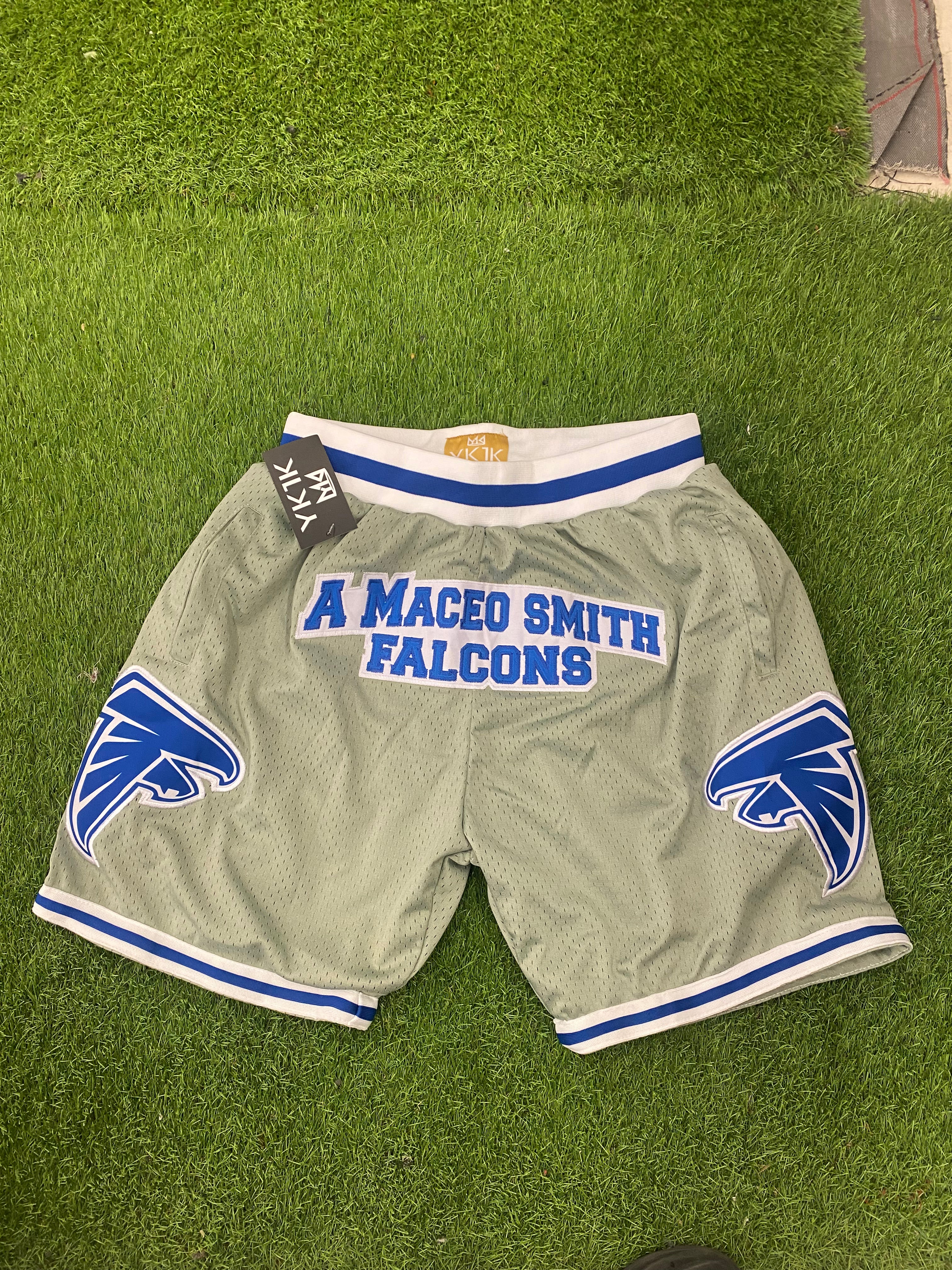 A MACEO SMITH HIGH SCHOOL BASKETBALL SHORTS GREY PRE-ORDER