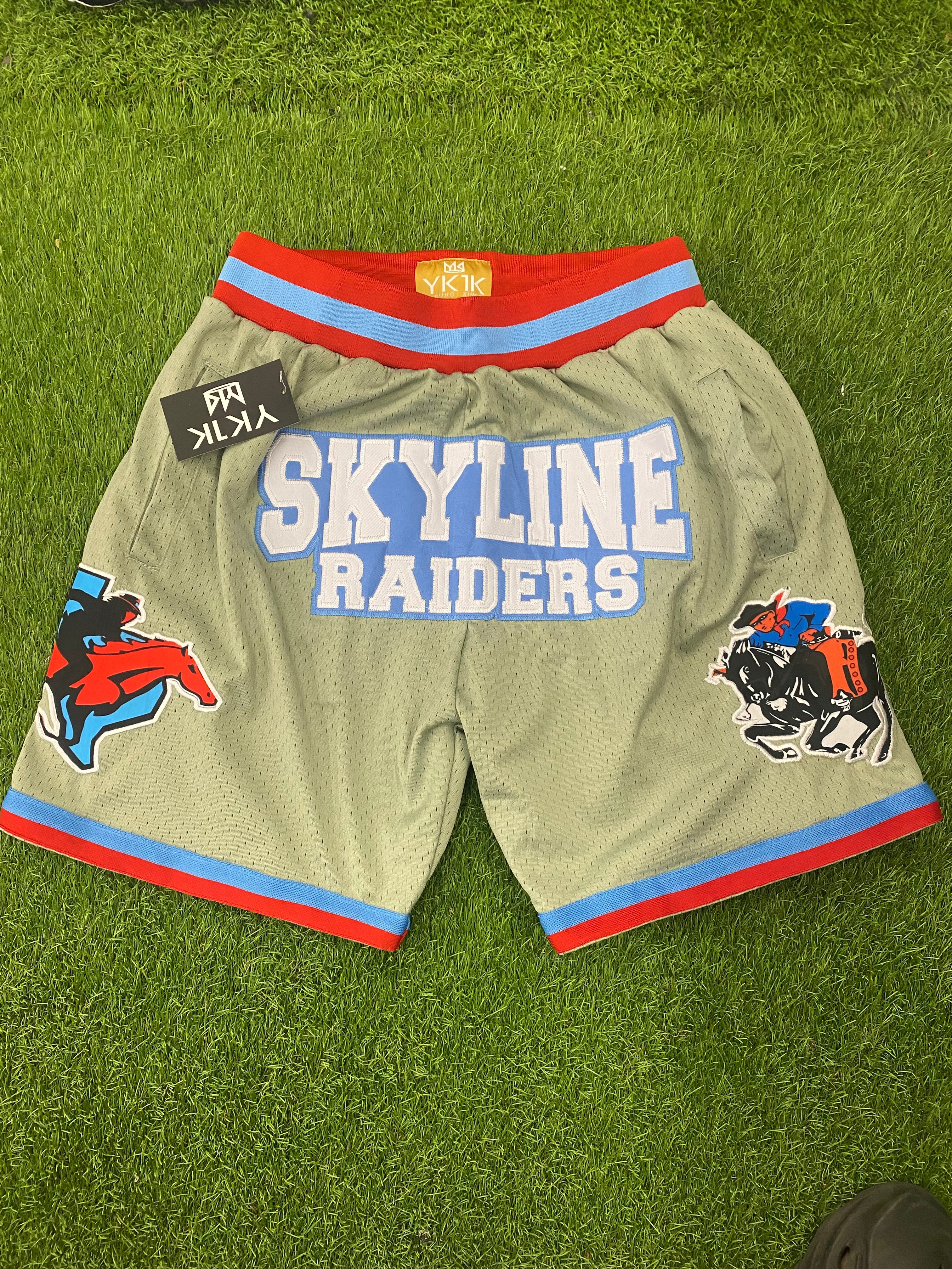 DALLAS SKYLINE BASKETBALL SHORTS GREY PRE-ORDER