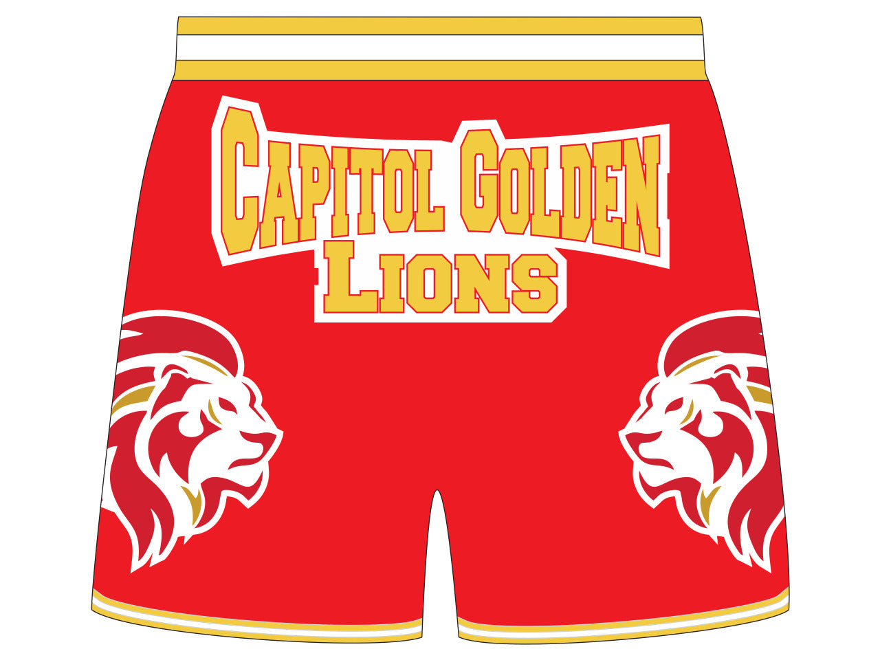 CAPITOL GOLDEN LIONS Basketball Shorts PRE-ORDER
