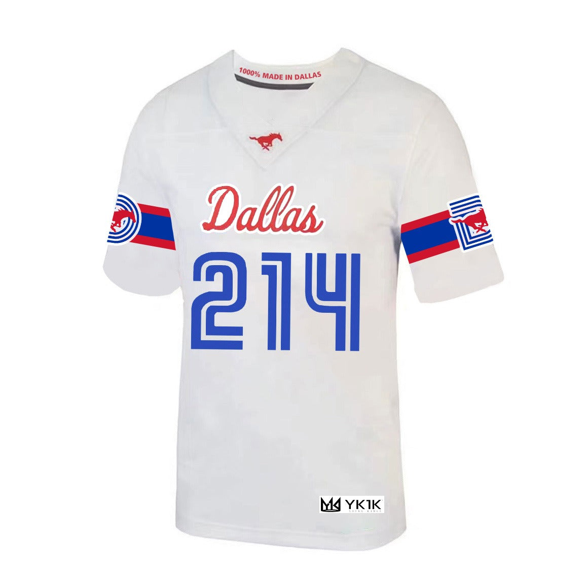 SMU FOOTBALL YOUTH JERSEY CHILDREN WHITE