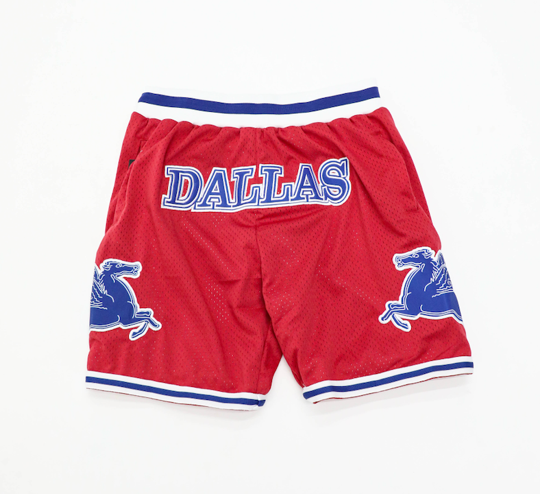 THIS IS DALLAS Basketball Shorts RED