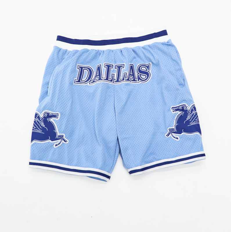 THIS IS DALLAS Basketball Shorts BABY BLUE