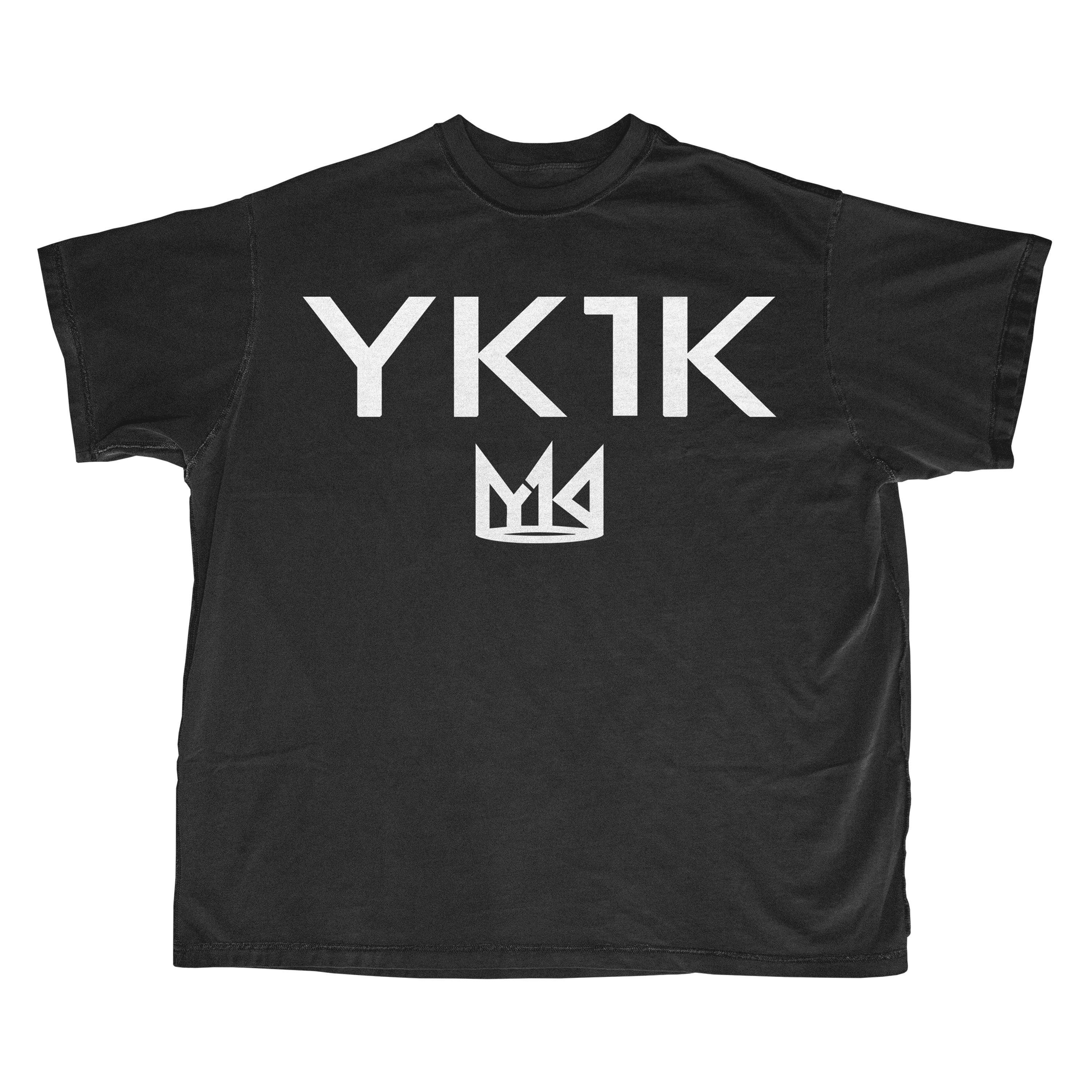 YK1K LOGO T-SHIRT ACID WASH