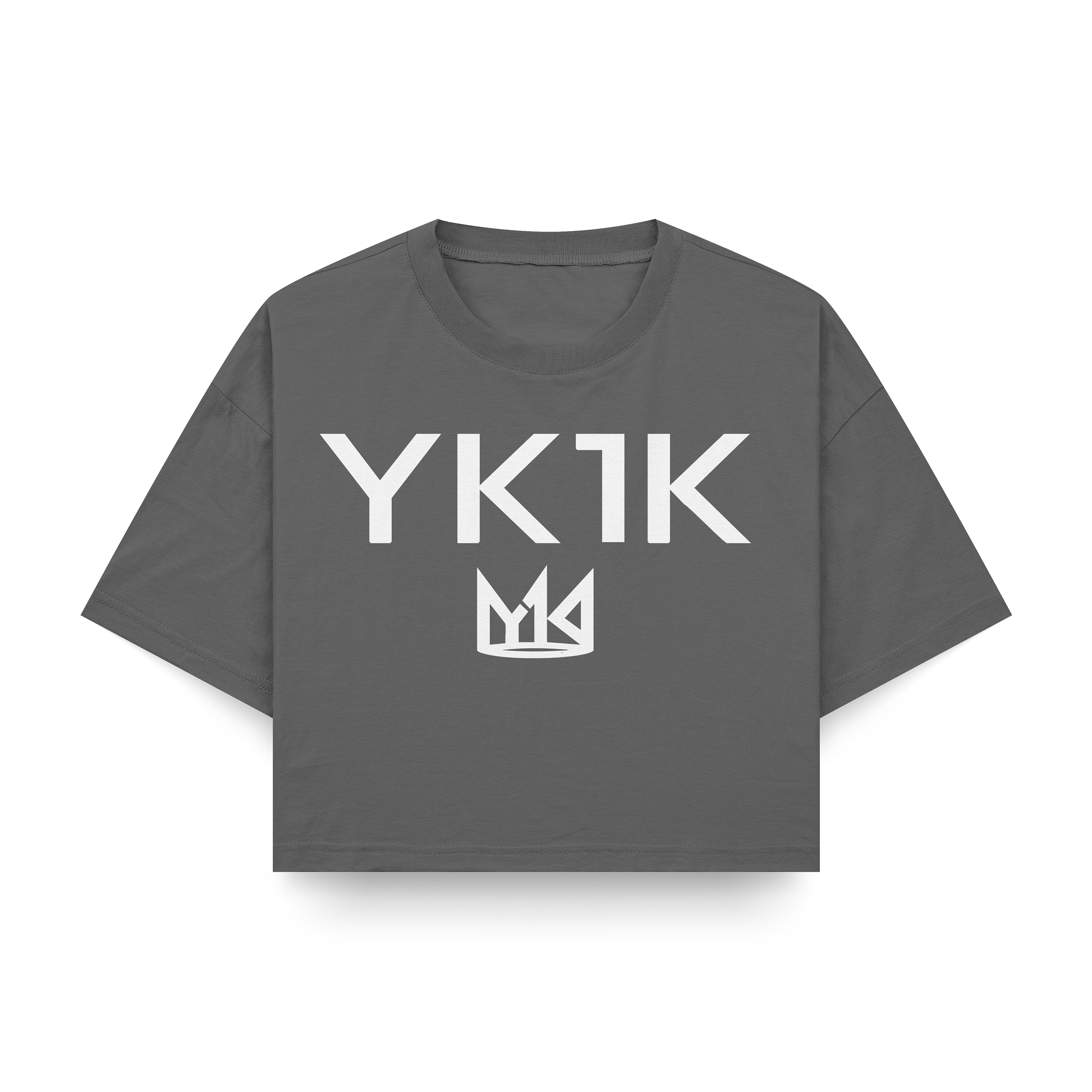 WOMENS YK1K LOGO T-SHIRT CROP BLACK ACID