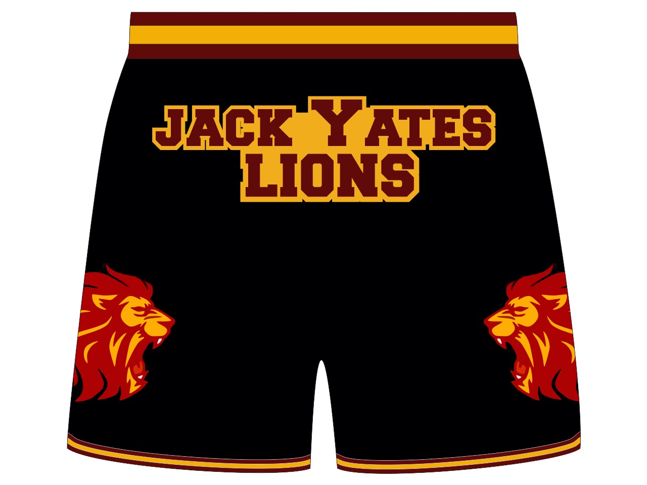 YATES HIGH SCHOOL BASKETBALL SHORTS PRE-ORDER