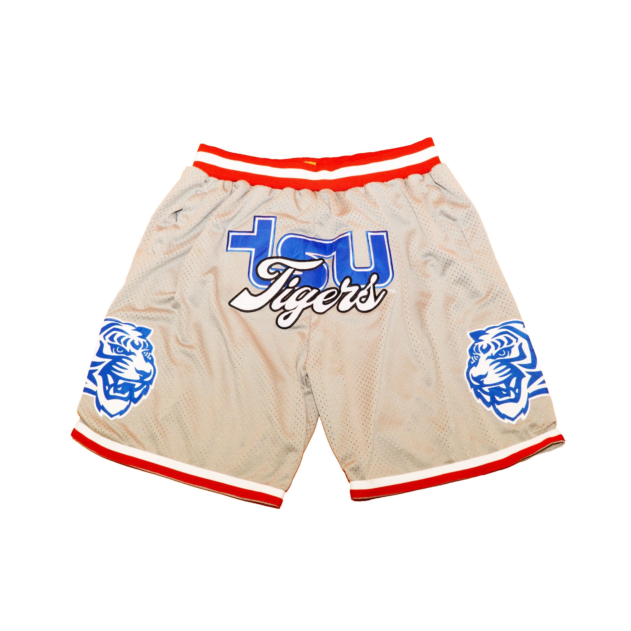 TSU TIGER BASKETBALL SHORTS NEW LOGO GREY PRE-ORDER