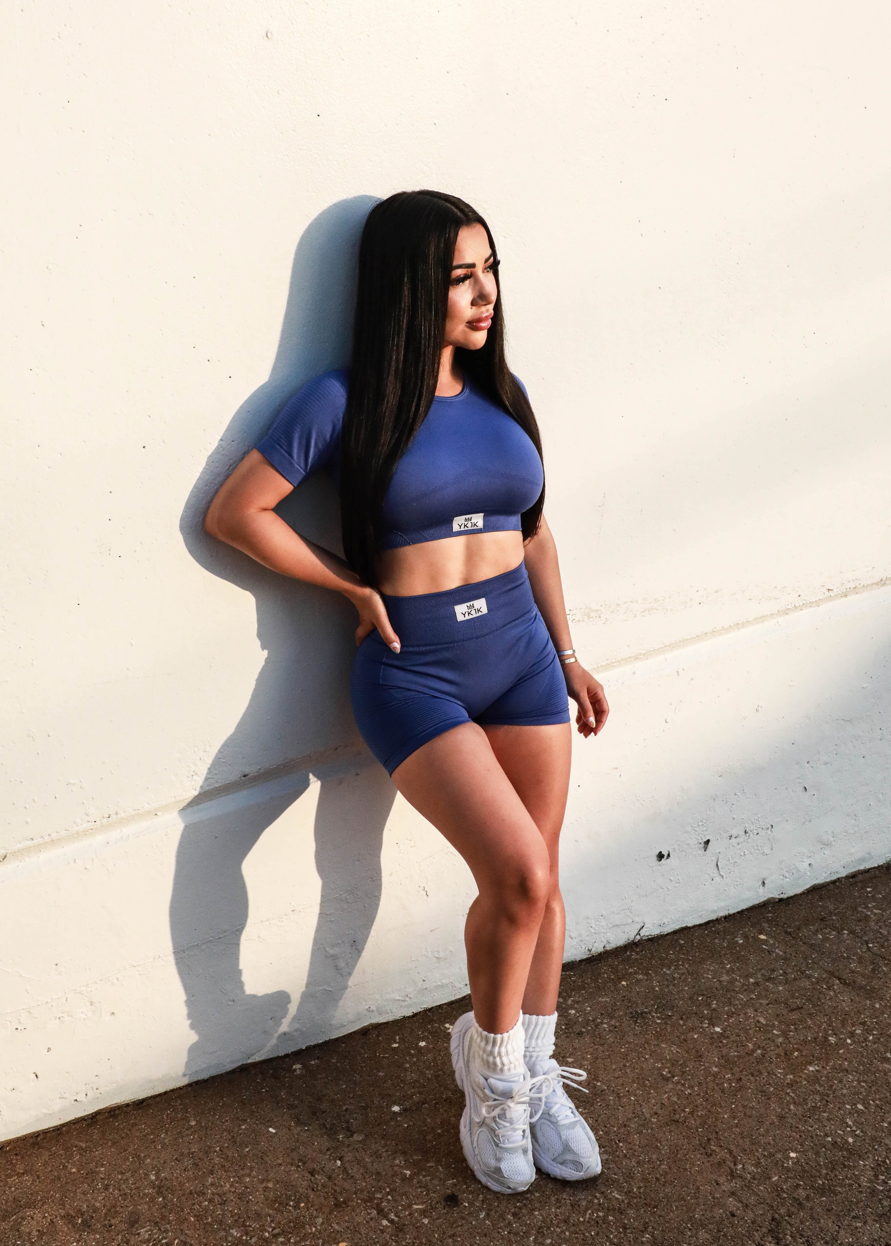 YK1K Women's 2 Piece seamless bodysuit Set