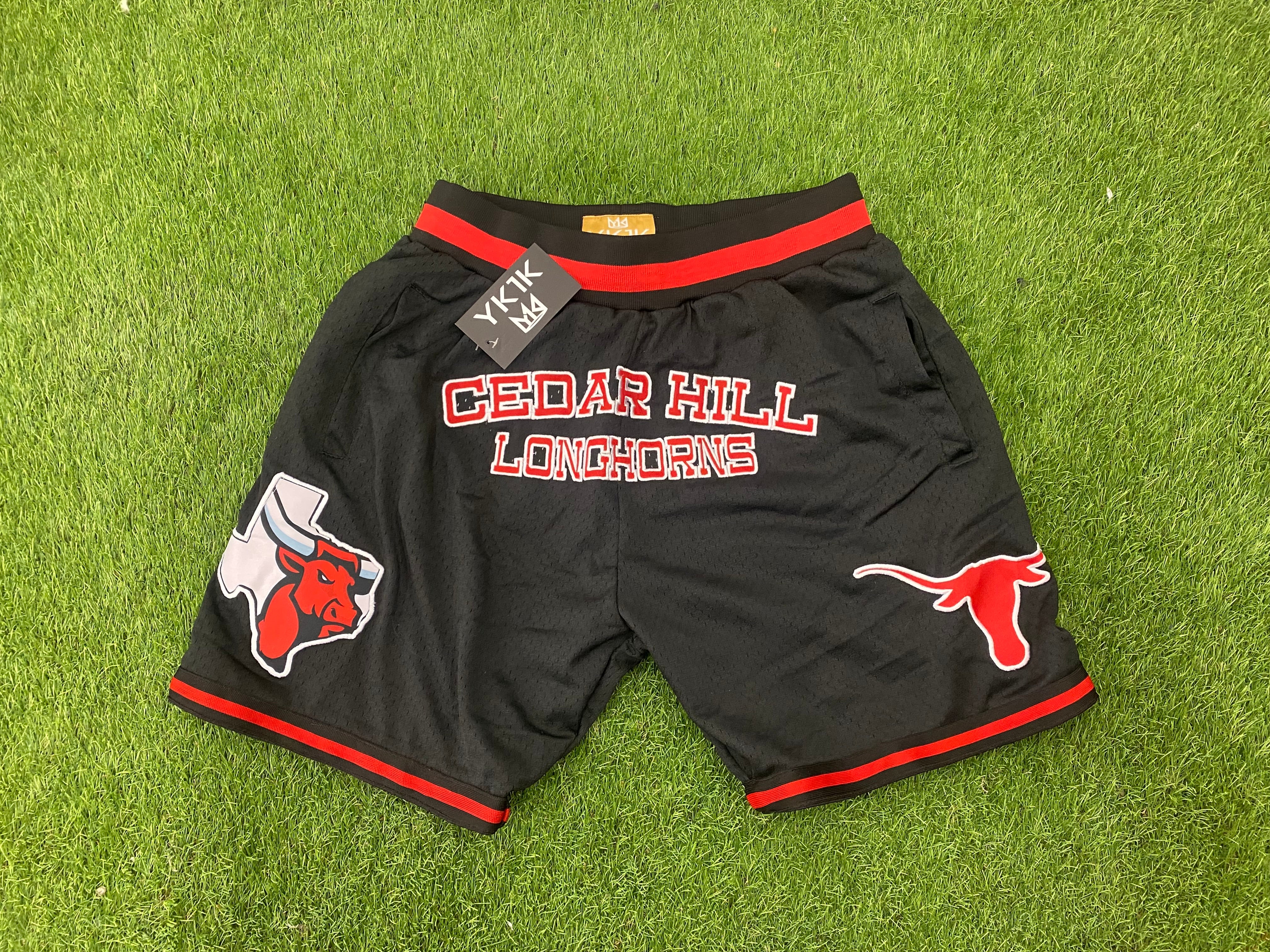 CEDAR HILL BASKETBALL SHORTS BLACK PRE-ORDER