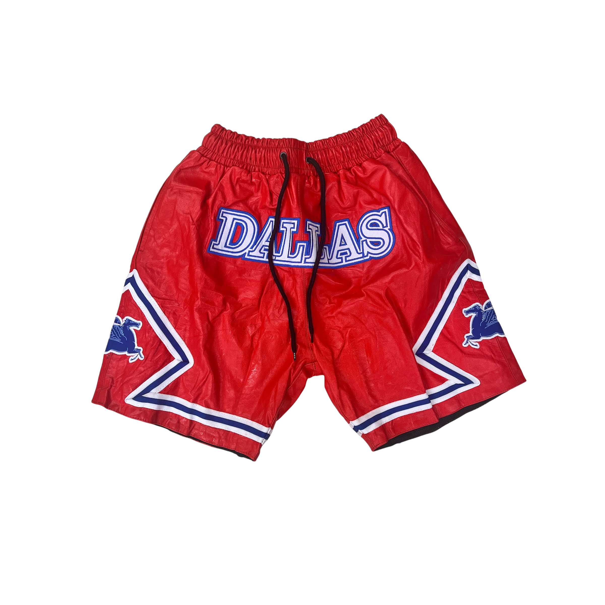 THIS IS DALLAS  Basketball Shorts LEATHER RED