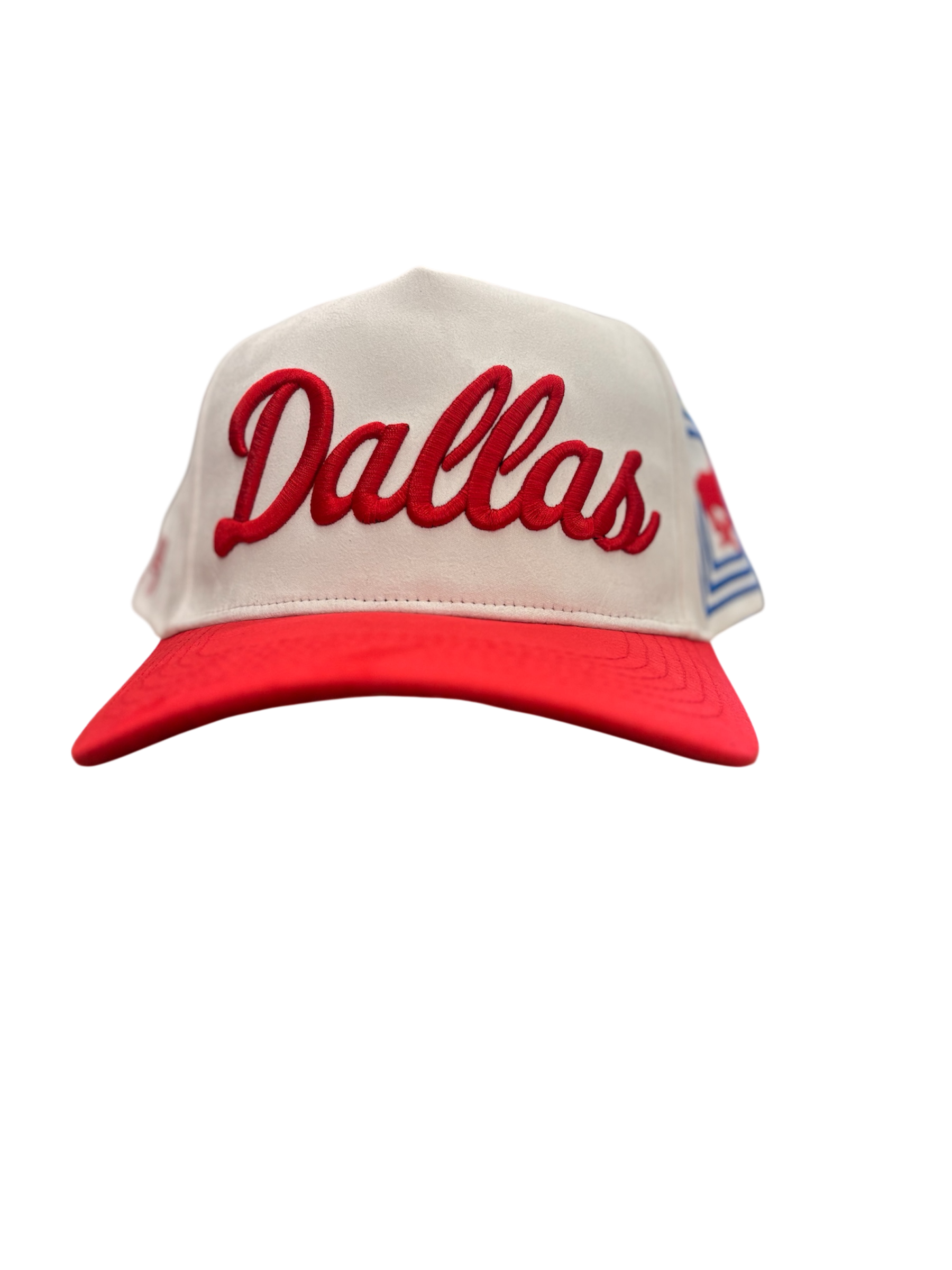 RED/CREME SMU HAT SUEDE
