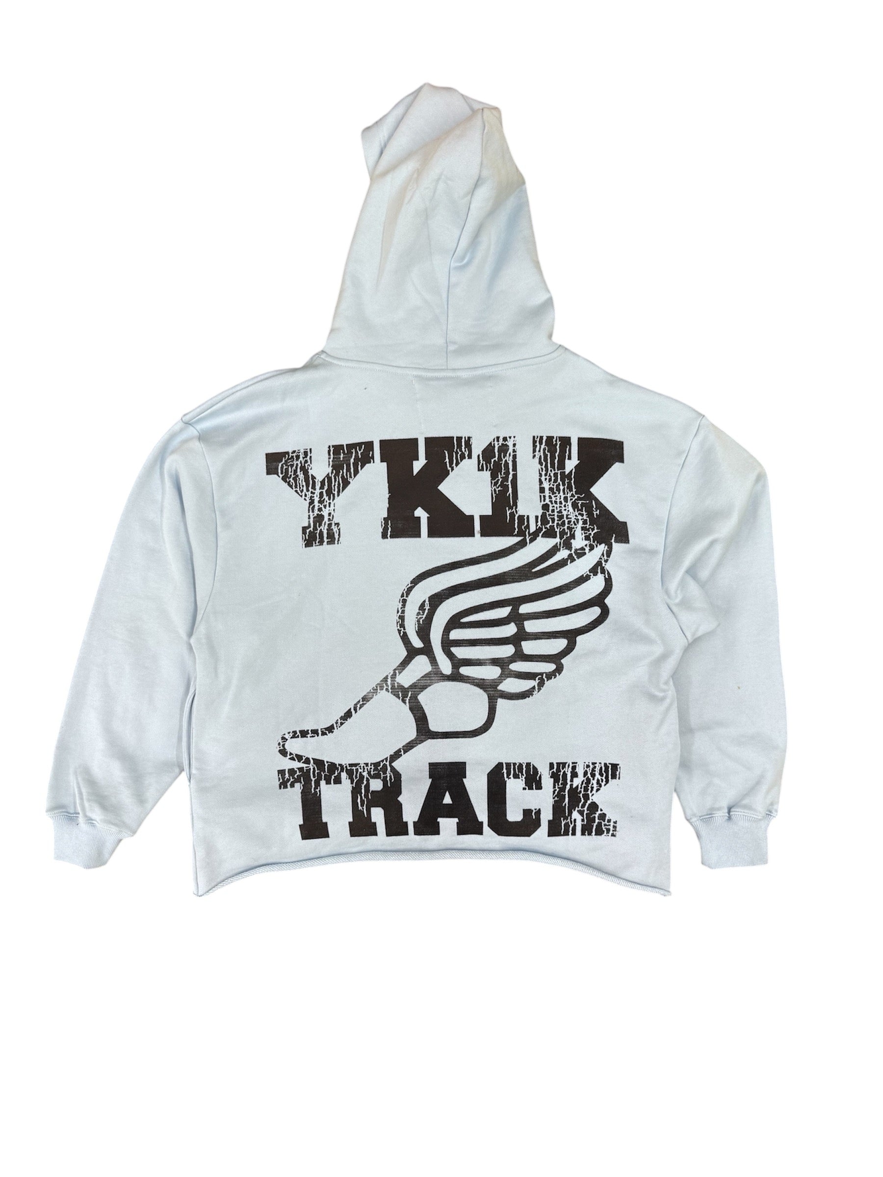 TRACK & FIELD HOODIE  BABY BLUE