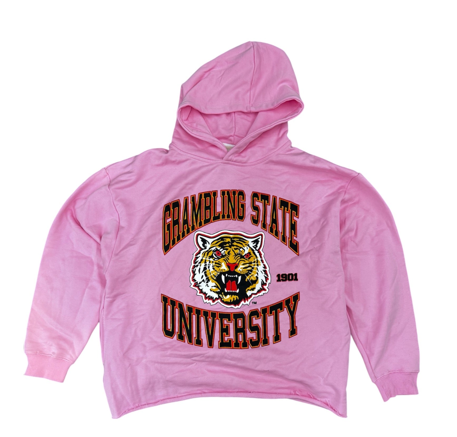 GRAMBLING STATE UNIVERSITY HOODIE PINK