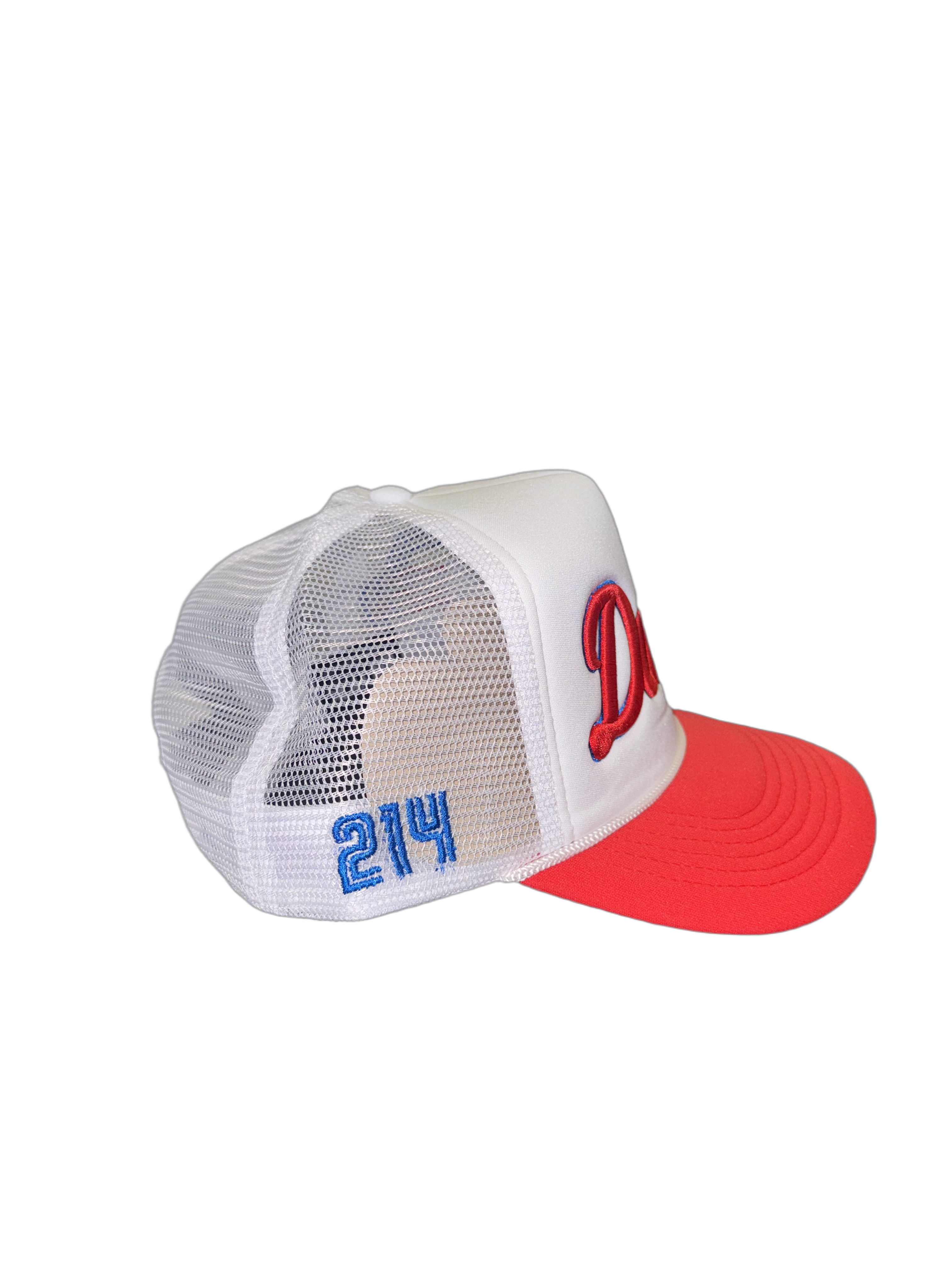 SMU TRUCKER HATS WHITE 214