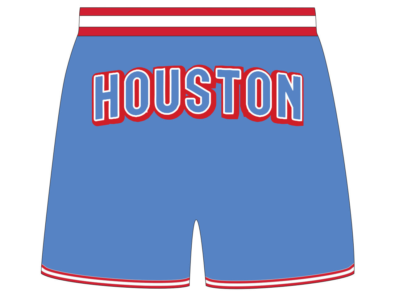 HOUSTON Basketball Shorts