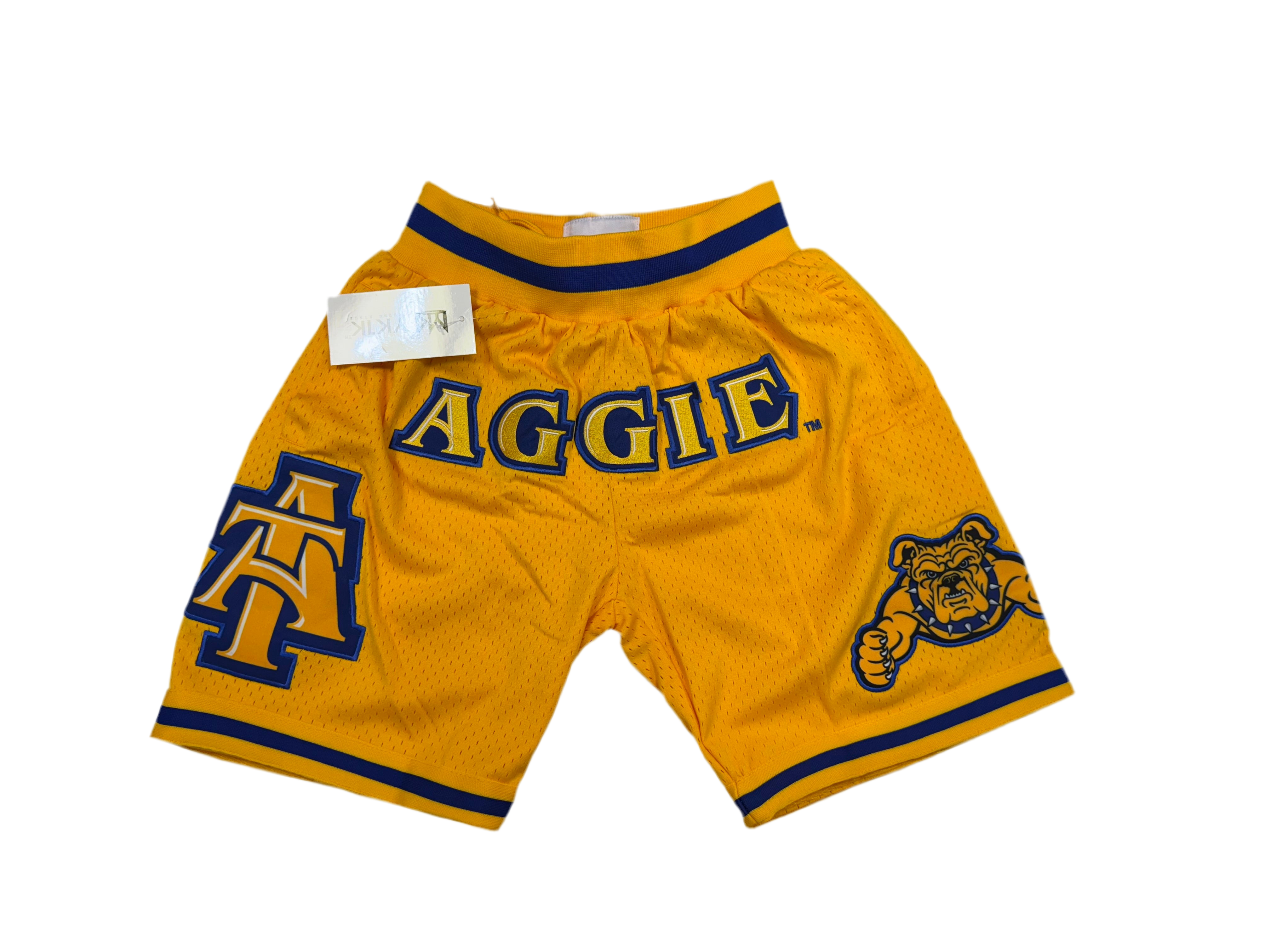 NCAT BASKETBALL SHORTS AGGIE GOLD 2.0