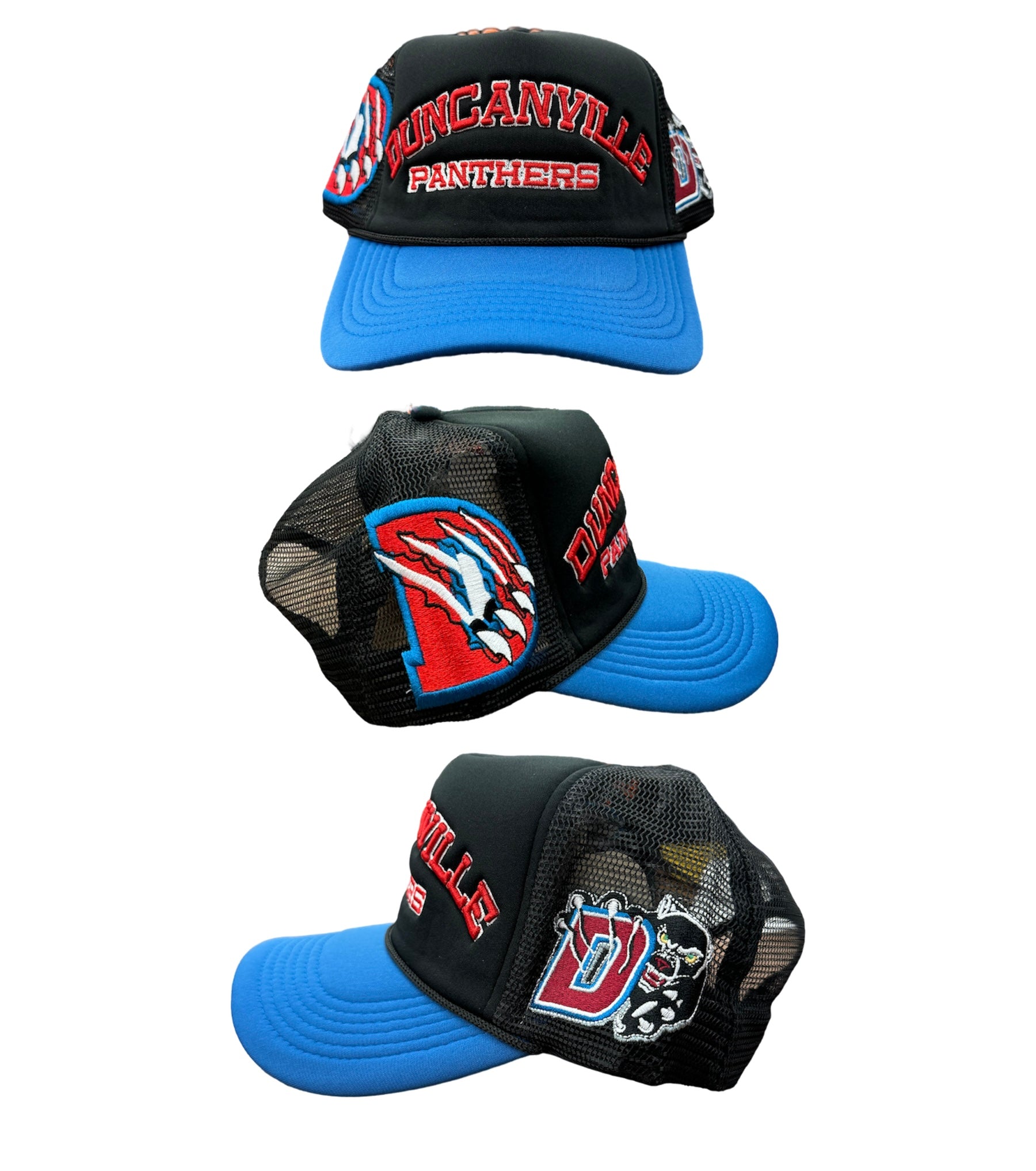 DUNCANVILLE HIGHSCHOOL TRUCKER HATS BLACK