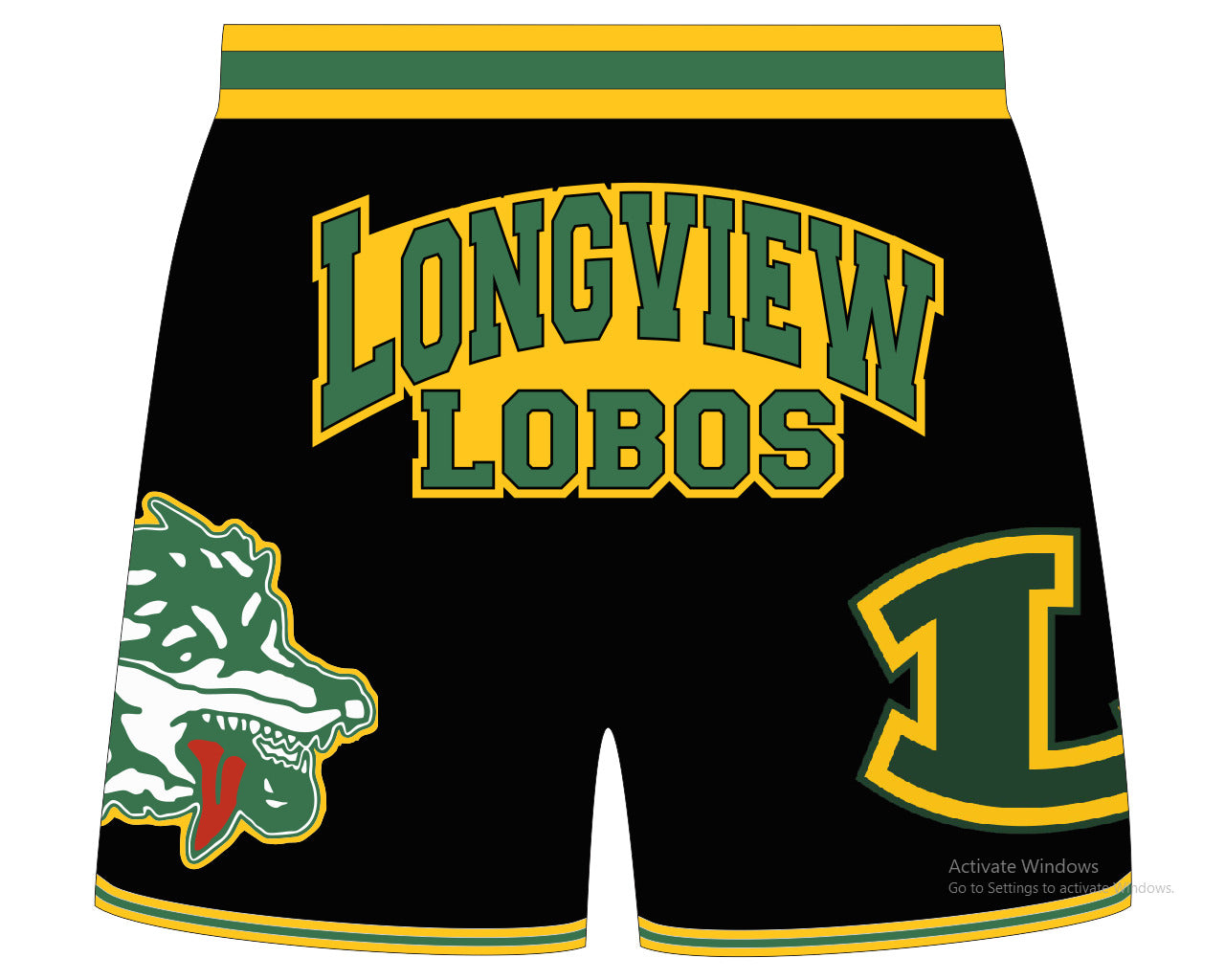 LONGVIEW HIGH SCHOOL BASKETBALL SHORTS PRE-ORDER