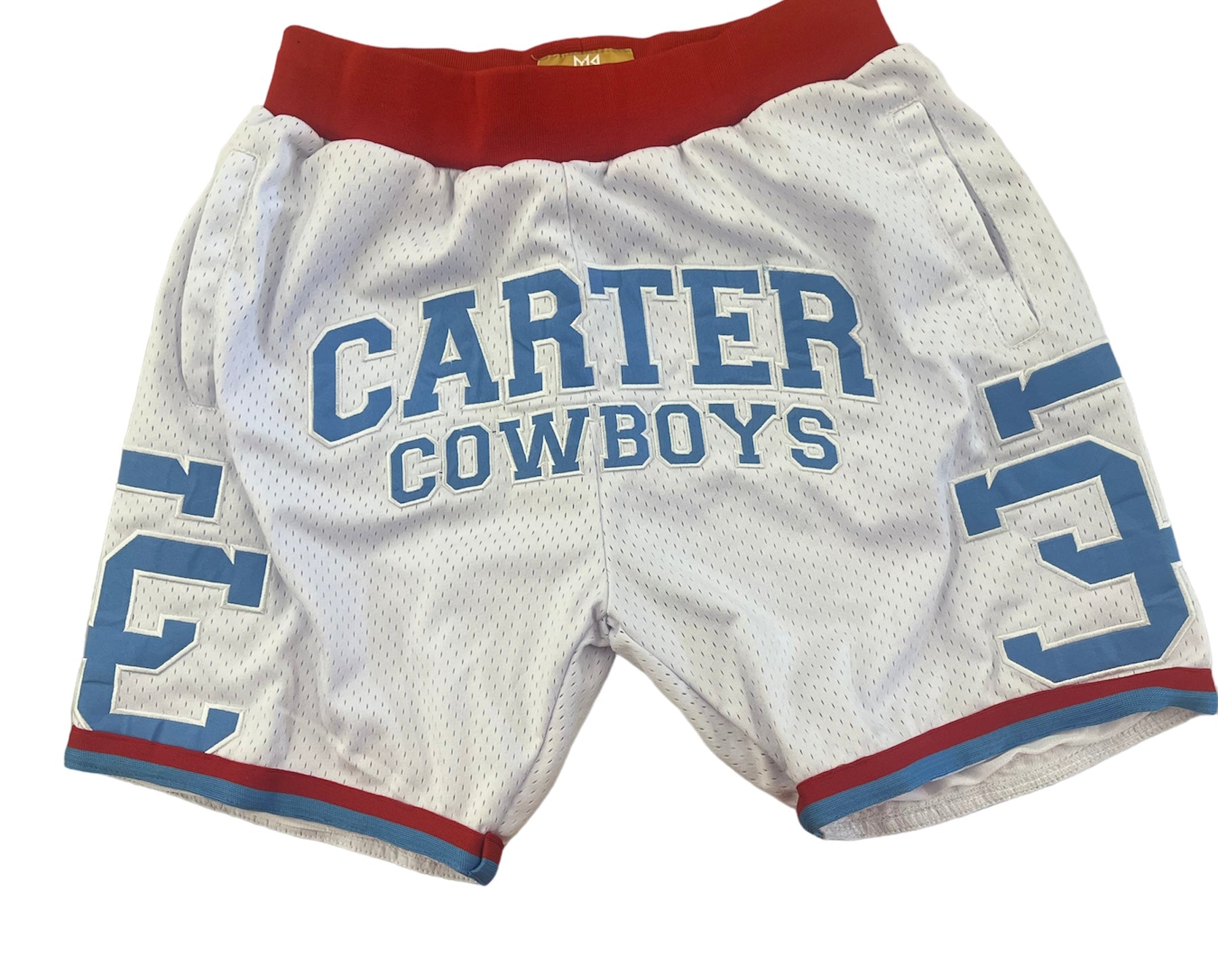 Dallas Carter Basketball Shorts WHITE